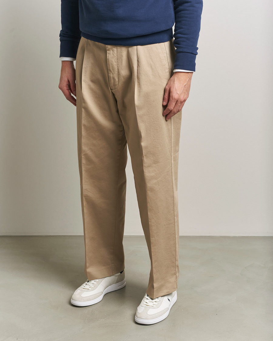 Herre | Sneakers | Polo Ralph Lauren | Bedford Leather/Suede Sneakers White/Navy