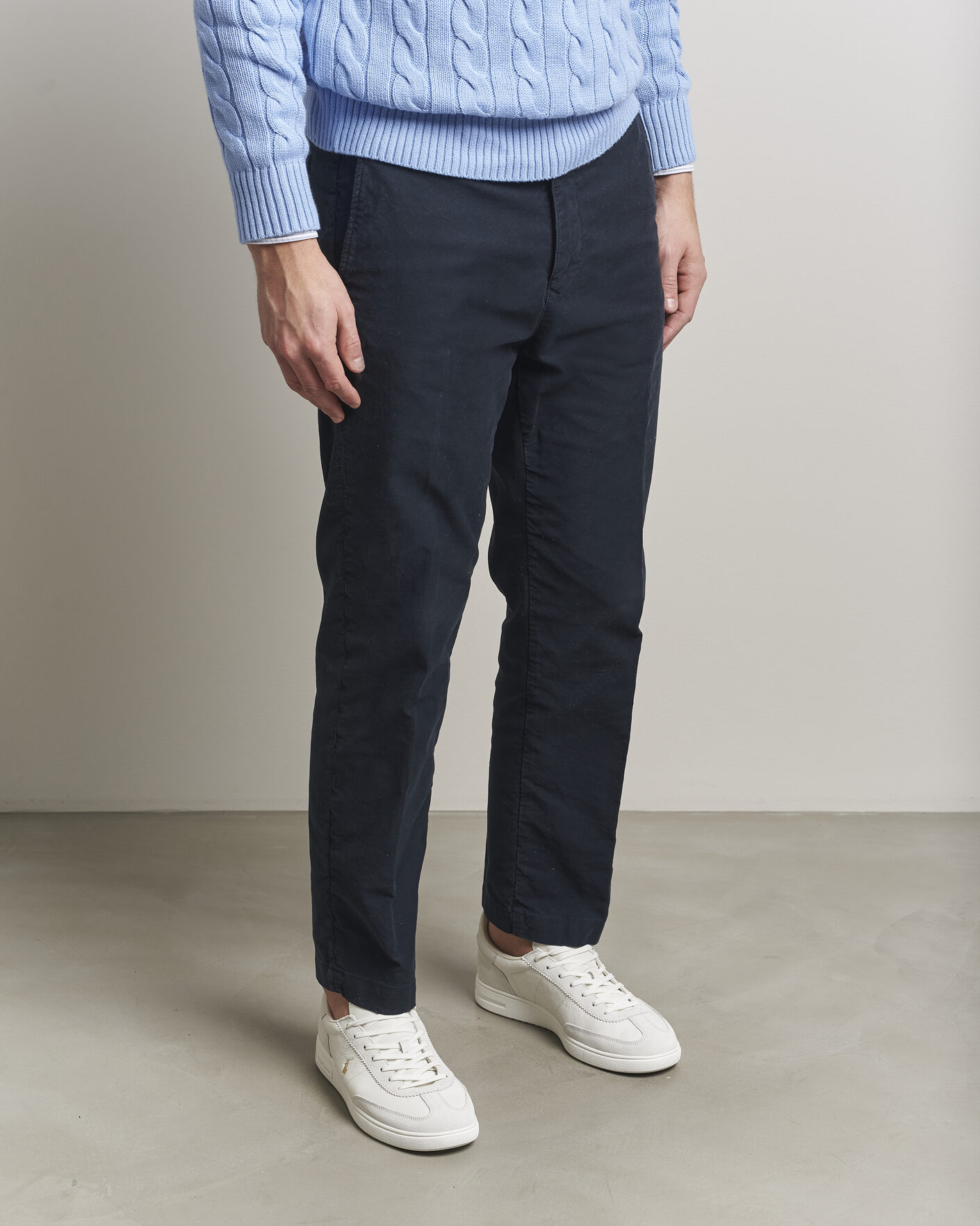 Herre | Sneakers | Polo Ralph Lauren | Bedford Leather/Suede Sneakers Bianco