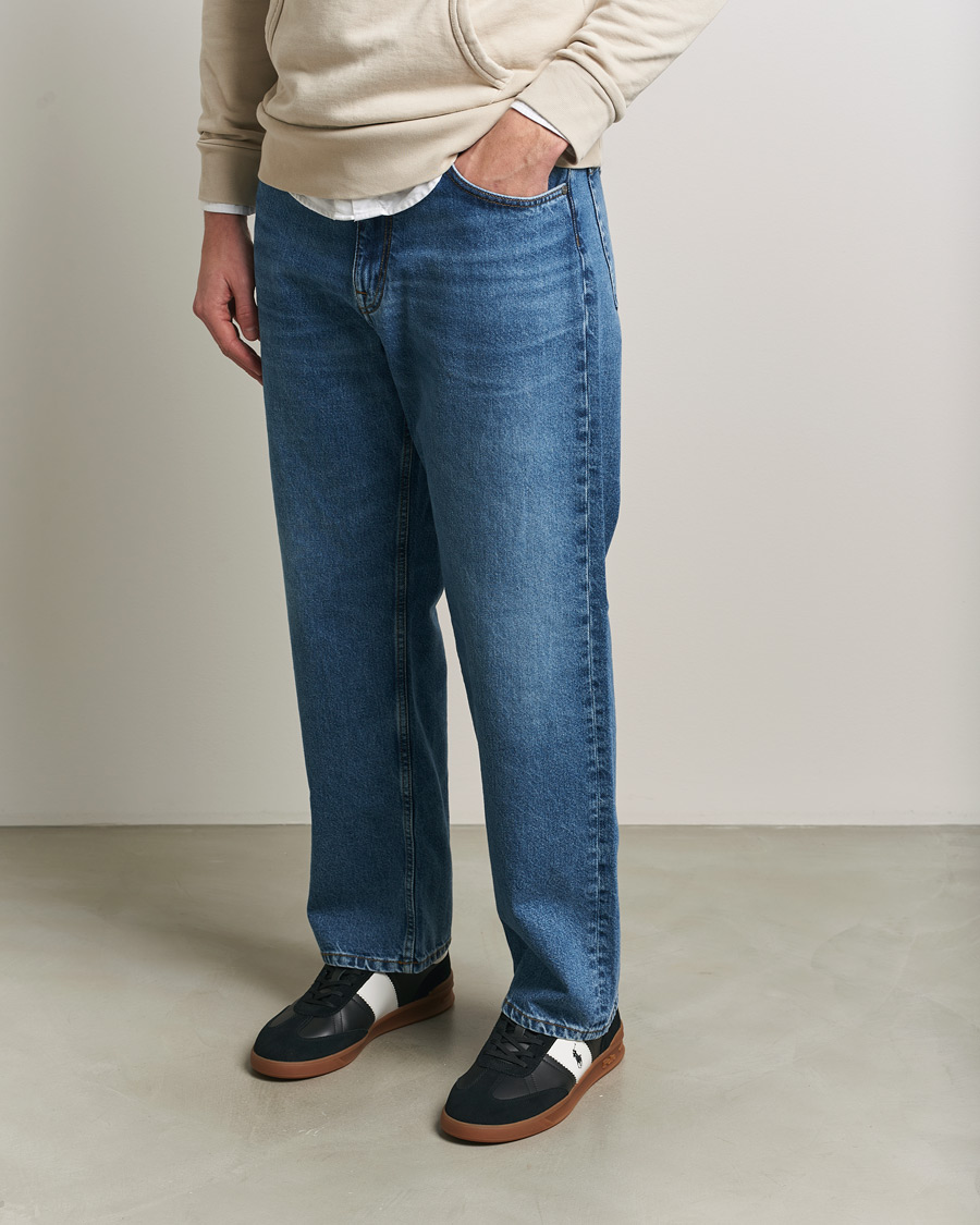 Herre | Sneakers | Polo Ralph Lauren | Aera Leather/Suede Sneakers Black/White