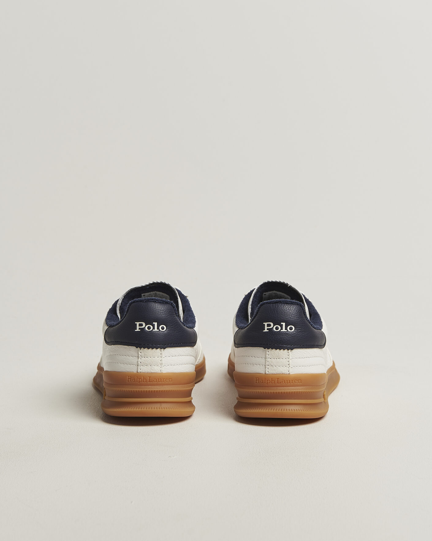 Herre | Sneakers | Polo Ralph Lauren | Aera Leather Sneakers Deckwash White/Navy