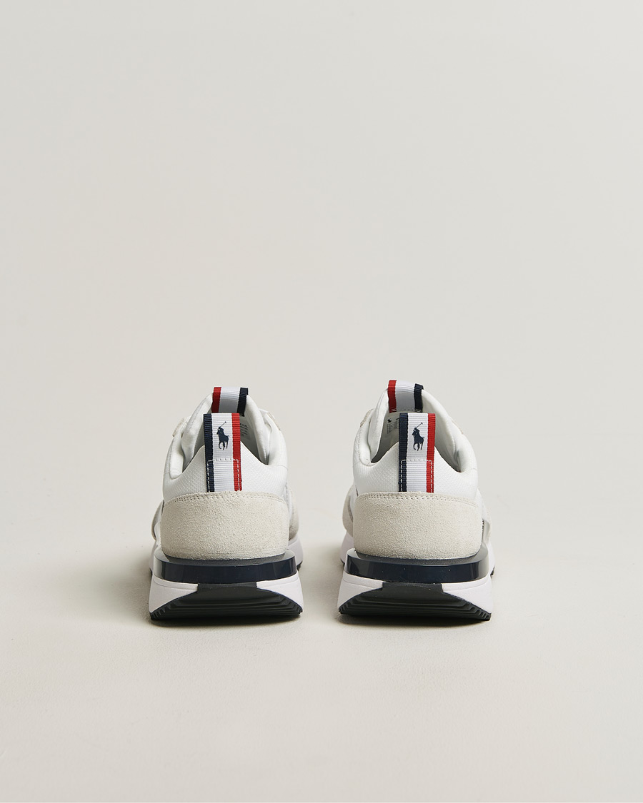 Herre | Sneakers | Polo Ralph Lauren | Train 89 Suede Sneakers White/Navy/Red
