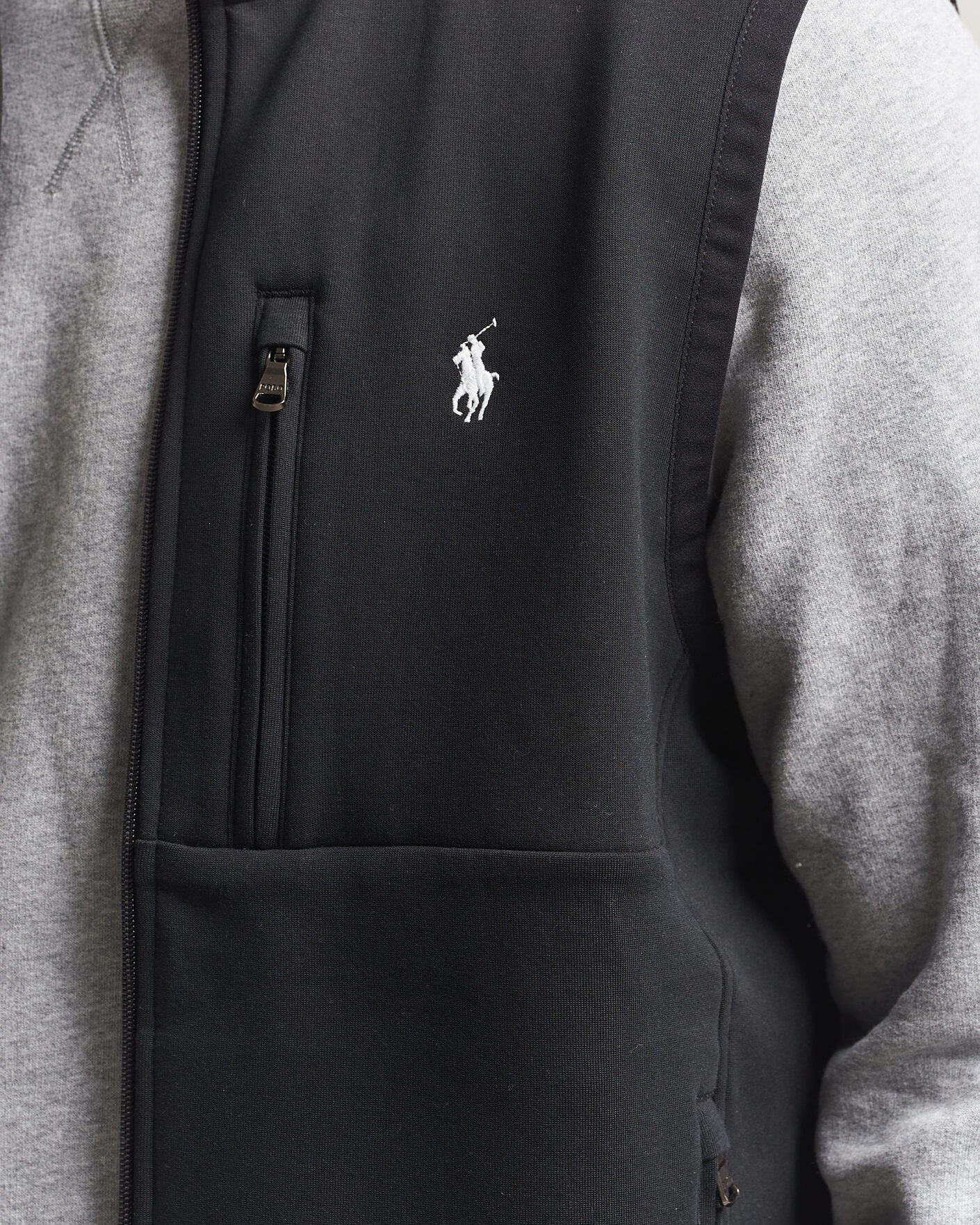 Herre | Gensere | Polo Ralph Lauren | Double Knitted Vest Polo Black