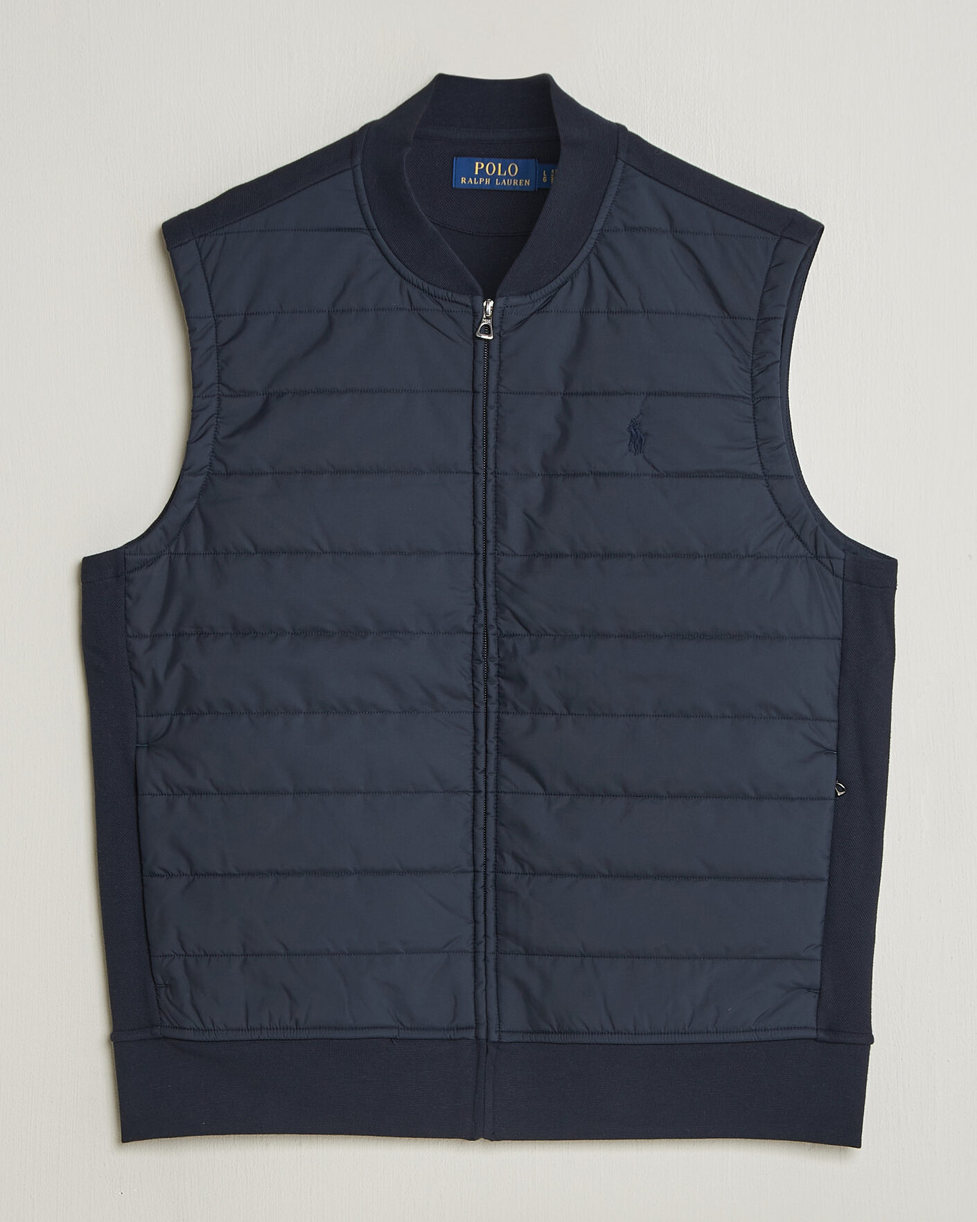 Herre | Vester | Polo Ralph Lauren | Double Knitted Jaquard Vest Aviator Navy