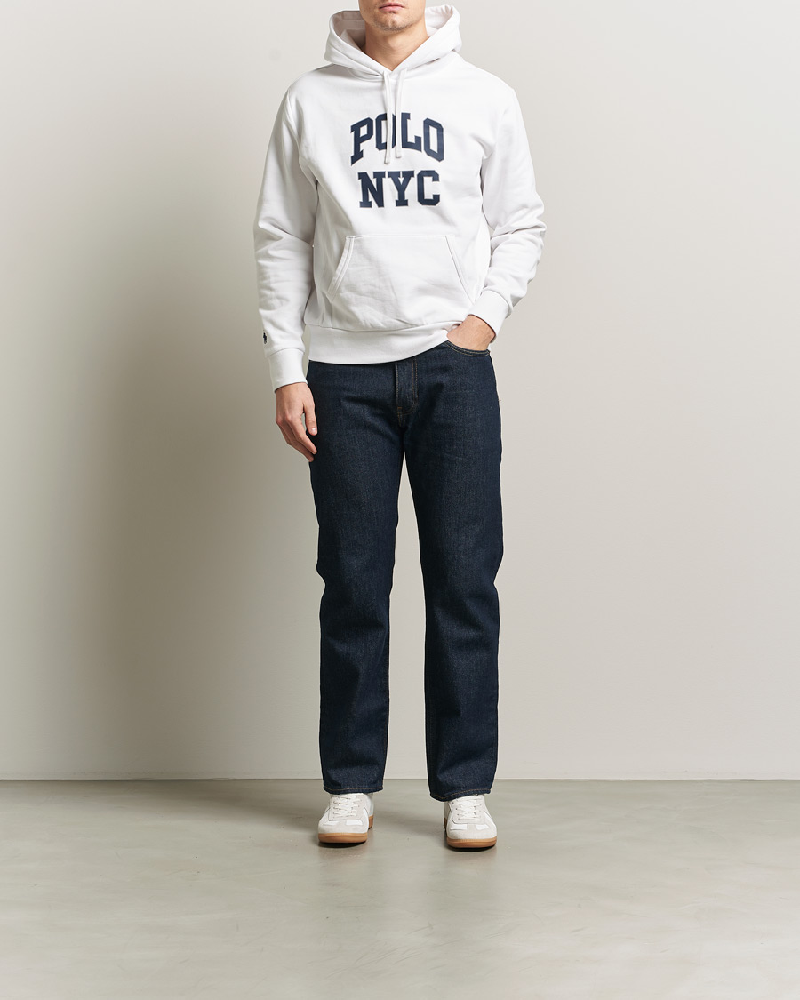 Herre | Gensere | Polo Ralph Lauren | Athletic Fleece Hoodie White