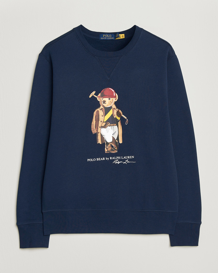 Herre | Gensere | Polo Ralph Lauren | Fleece Bear Sweatshirt Newport Navy