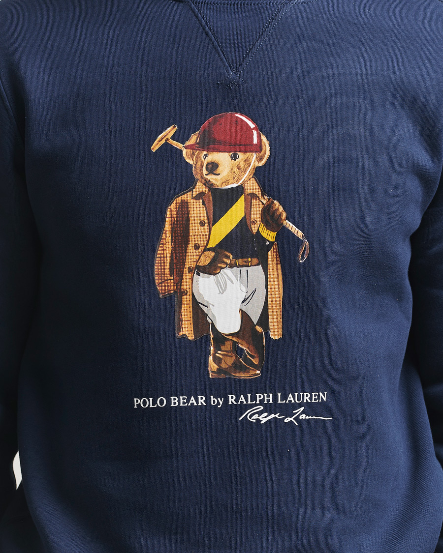 Herre | Gensere | Polo Ralph Lauren | Fleece Bear Sweatshirt Newport Navy