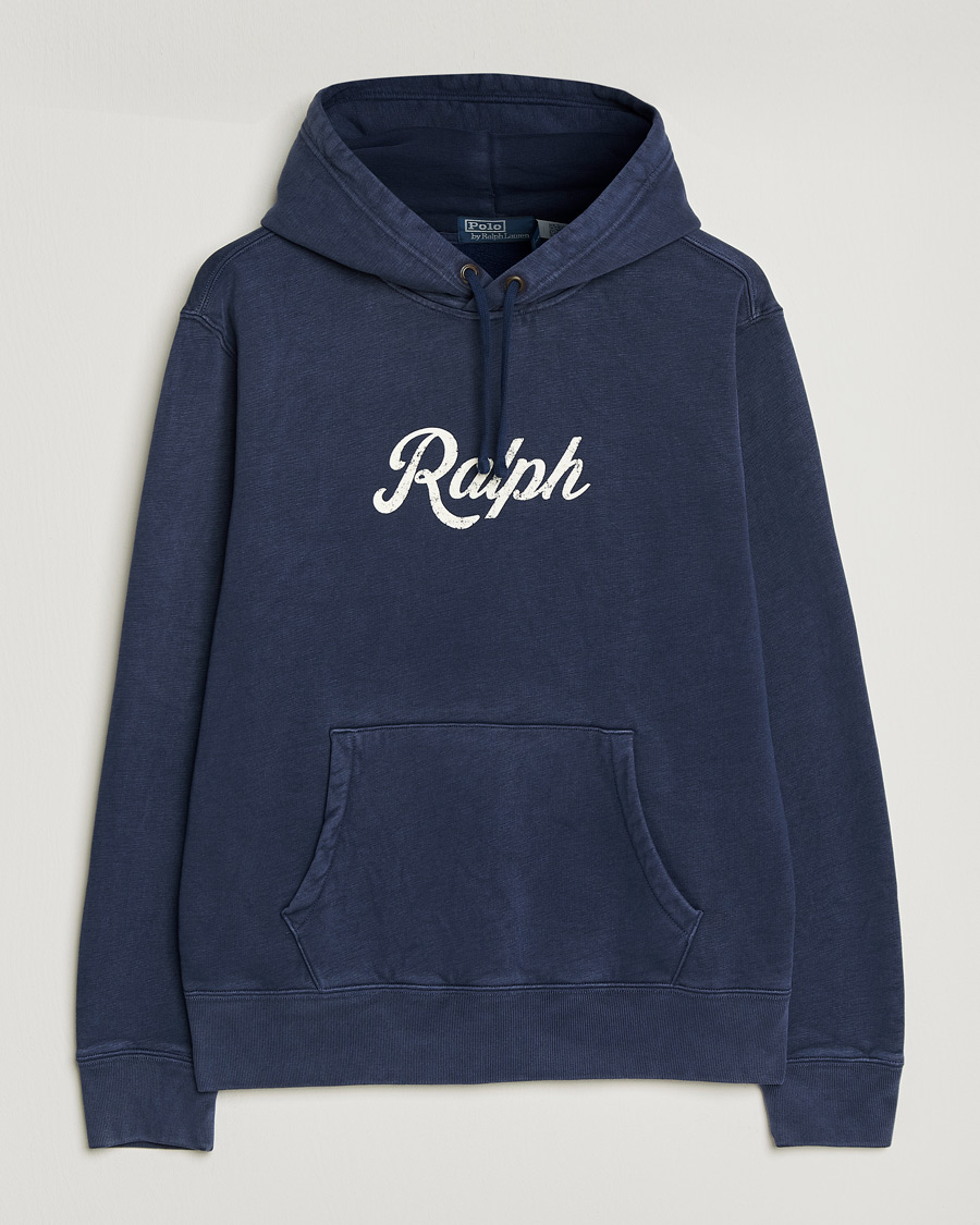 Herre | Gensere | Polo Ralph Lauren | Vintage Fleece Logo Hoodie Dark Cobalt