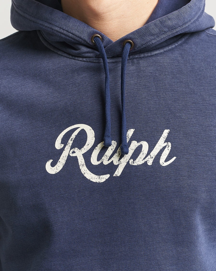 Herre | Gensere | Polo Ralph Lauren | Vintage Fleece Logo Hoodie Dark Cobalt