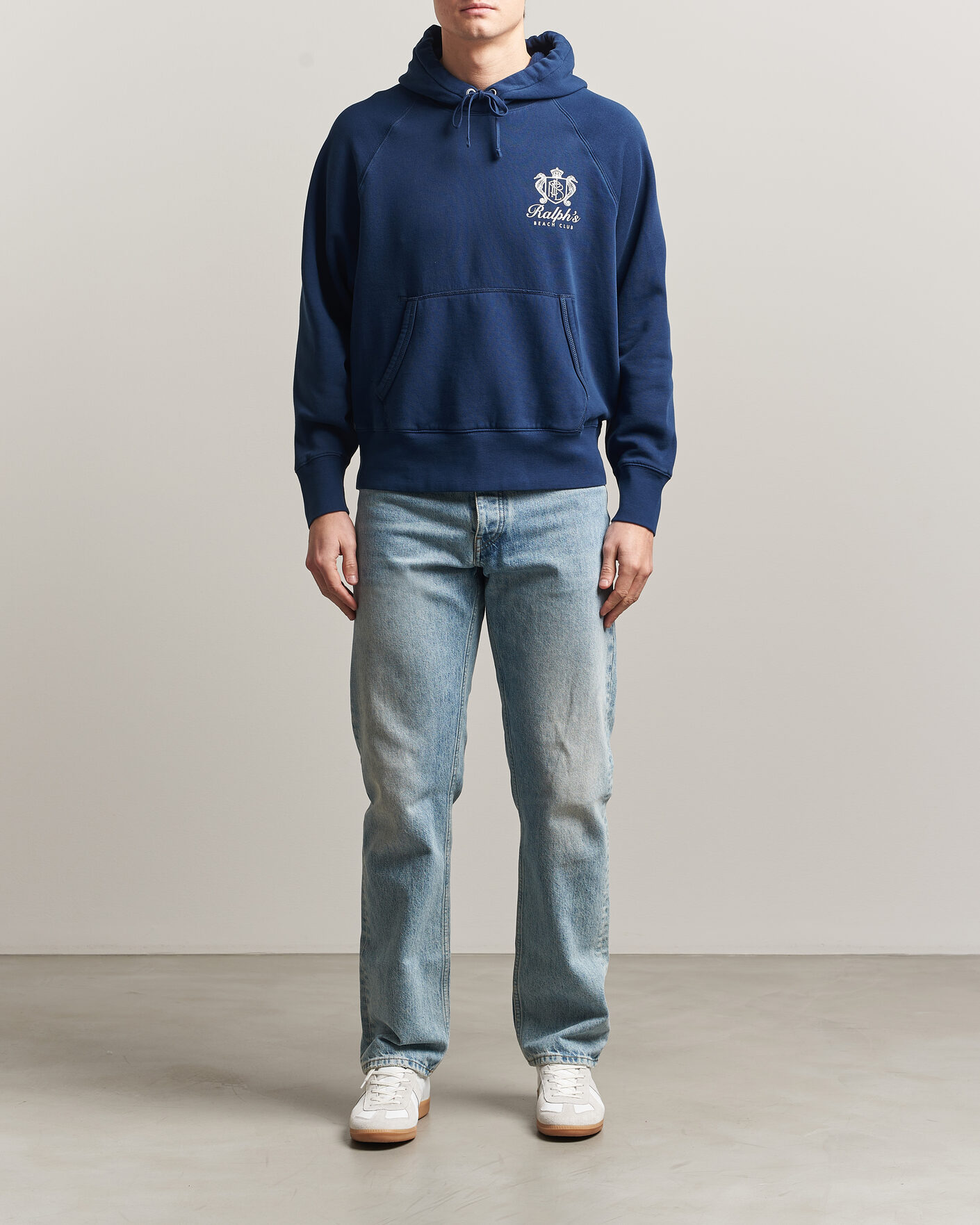 Herre | Gensere | Polo Ralph Lauren | Fleece Hoodie Dark Cobalt
