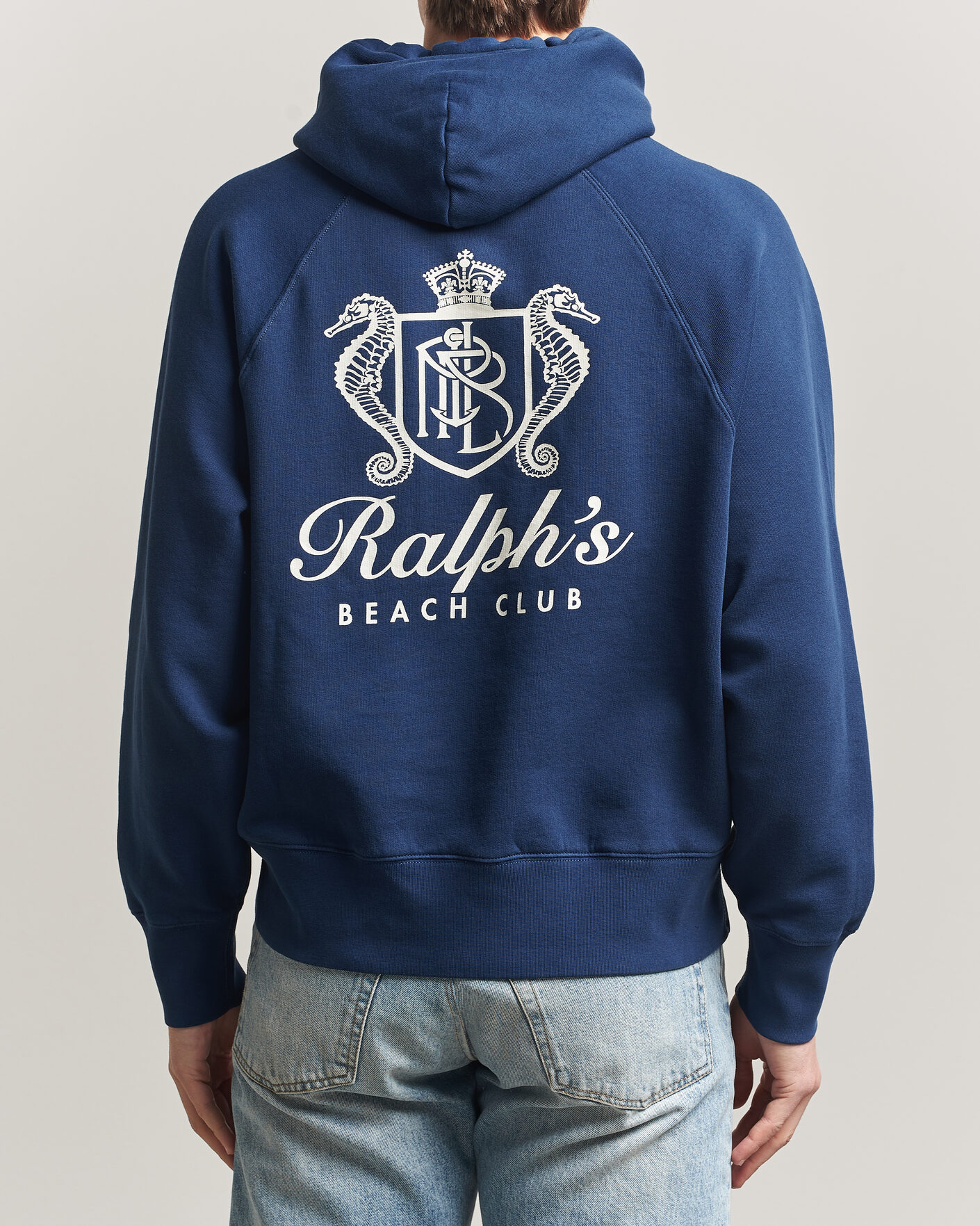 Herre | Gensere | Polo Ralph Lauren | Fleece Hoodie Dark Cobalt