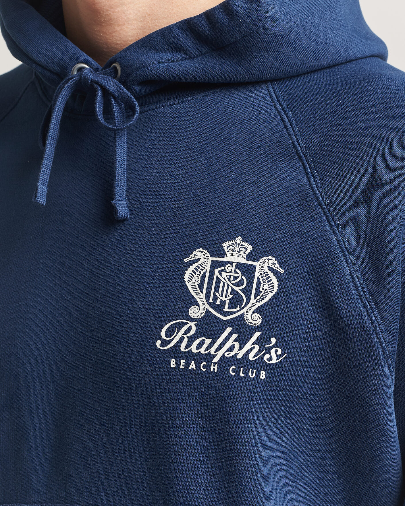 Herre | Gensere | Polo Ralph Lauren | Fleece Hoodie Dark Cobalt