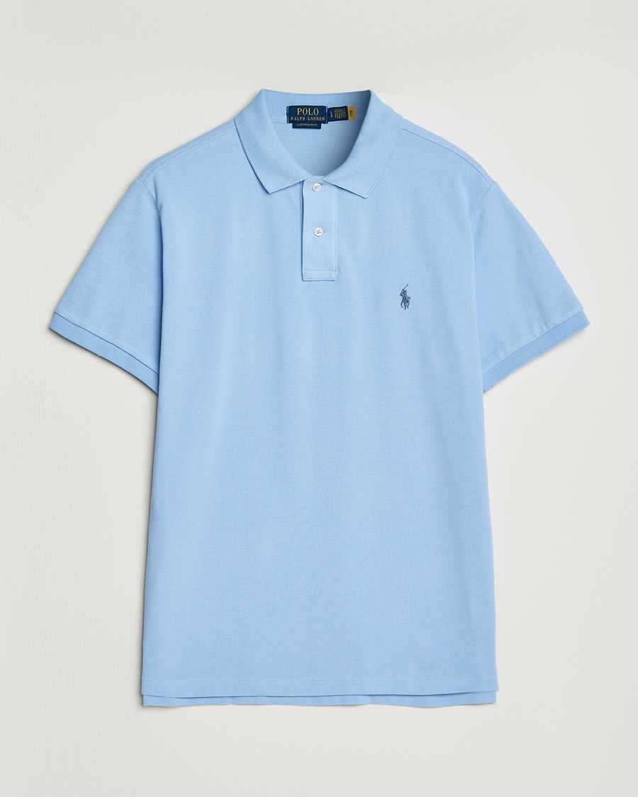 Herre | Pikéer | Polo Ralph Lauren | Custom Slim Fit Polo Austin Blue