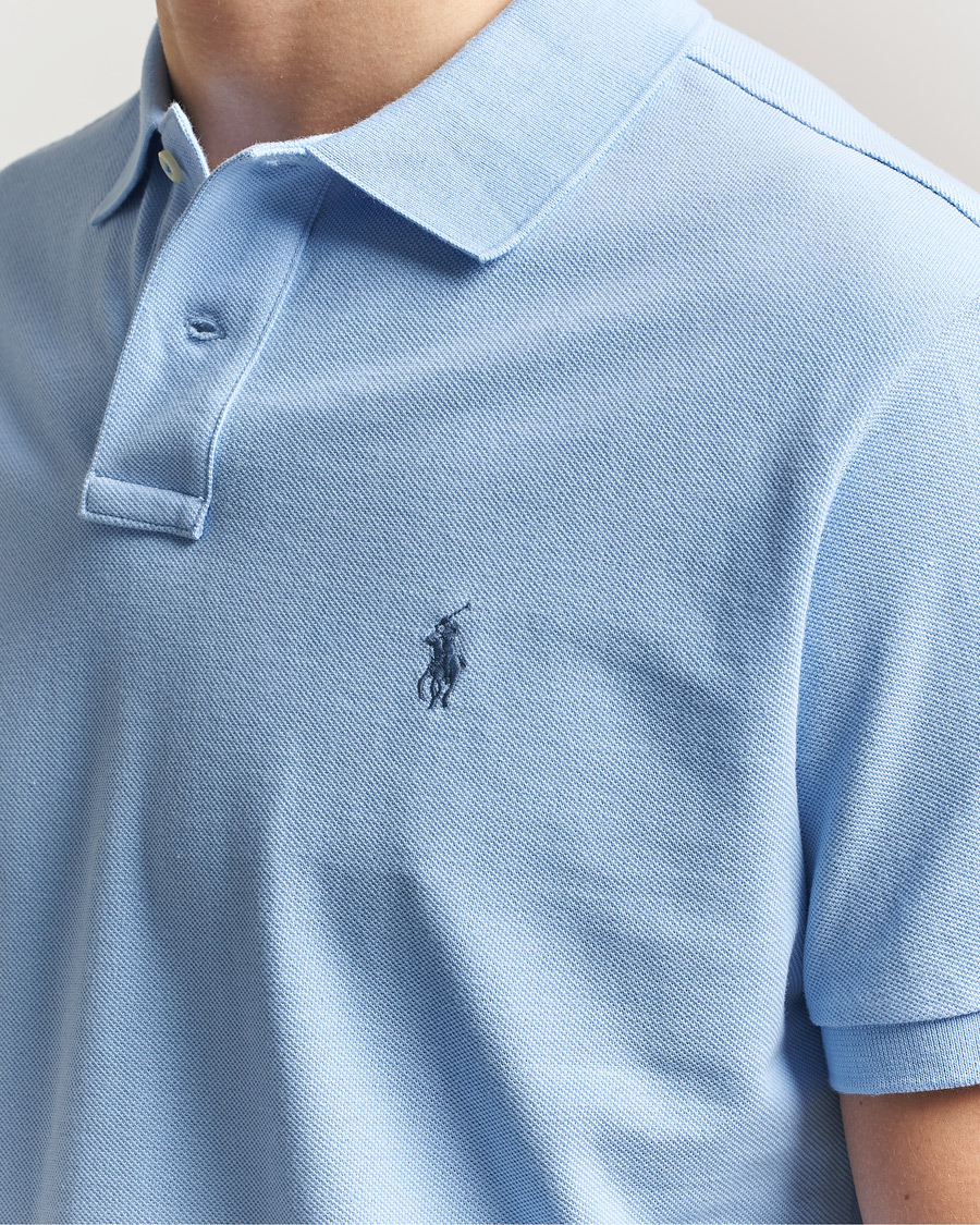 Herre | Pikéer | Polo Ralph Lauren | Custom Slim Fit Polo Austin Blue