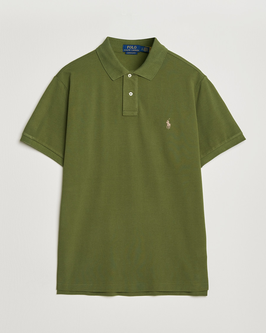 Herre | Pikéer | Polo Ralph Lauren | Custom Slim Fit Polo Supply Olive