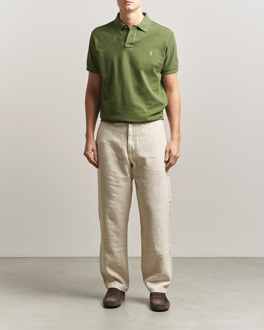 Herre | Pikéer | Polo Ralph Lauren | Custom Slim Fit Polo Supply Olive