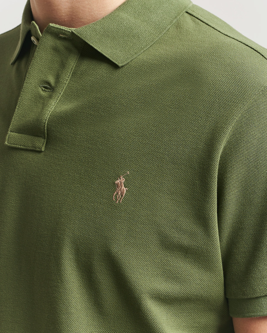 Herre | Pikéer | Polo Ralph Lauren | Custom Slim Fit Polo Supply Olive