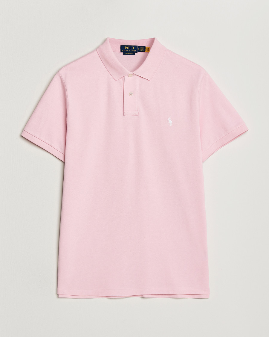 Herre | Pikéer | Polo Ralph Lauren | Custom Slim Fit Polo Garden Pink
