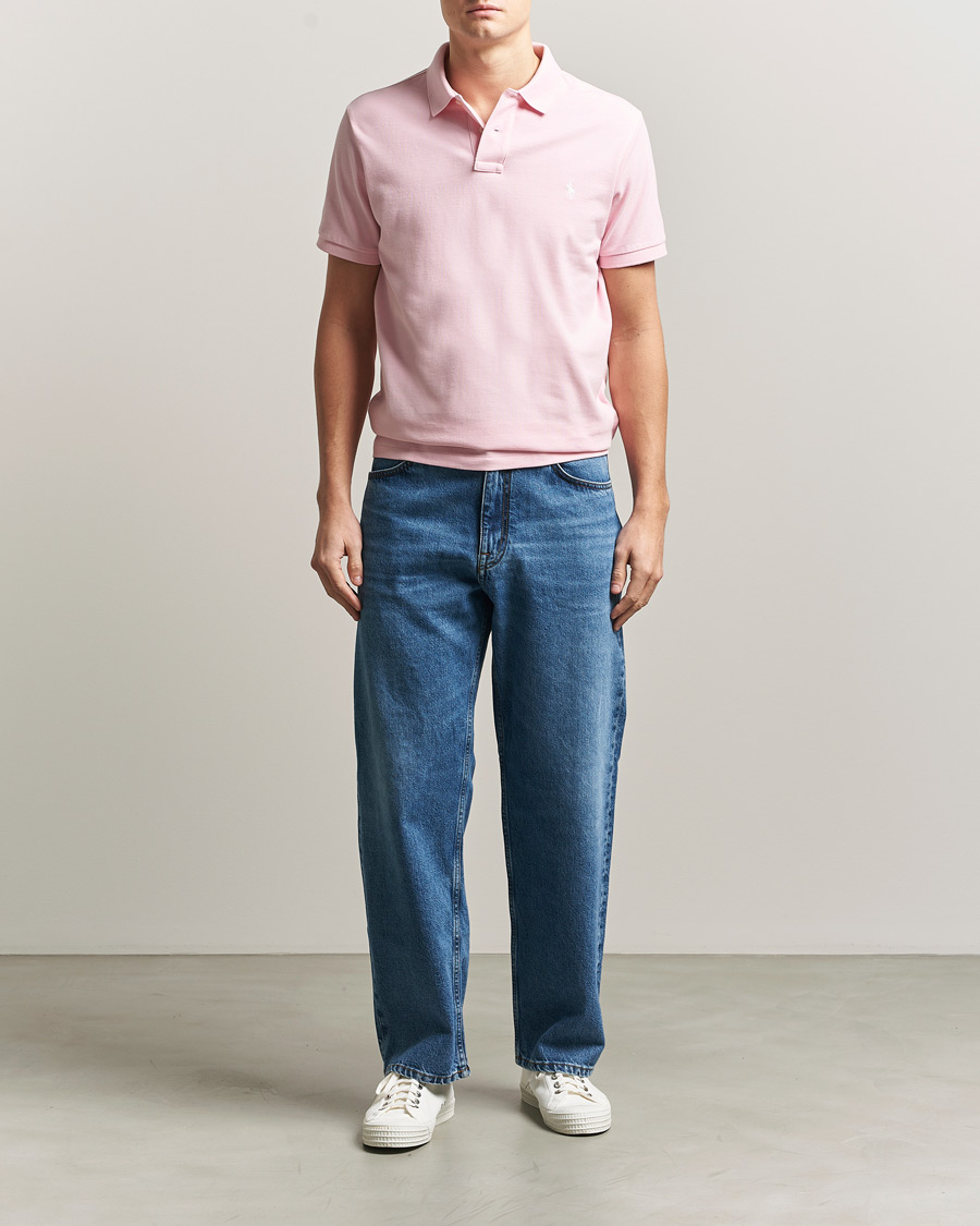 Herre | Pikéer | Polo Ralph Lauren | Custom Slim Fit Polo Garden Pink