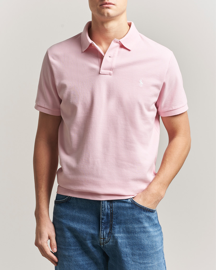Herre | Pikéer | Polo Ralph Lauren | Custom Slim Fit Polo Garden Pink