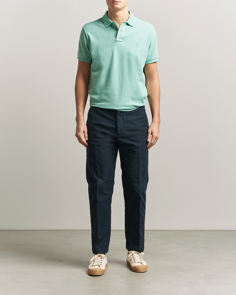 Herre | Pikéer | Polo Ralph Lauren | Custom Slim Fit Polo Celadon