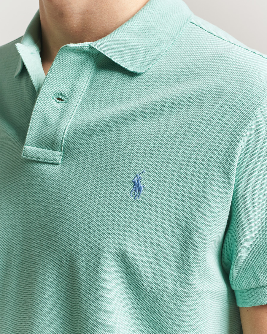 Herre | Pikéer | Polo Ralph Lauren | Custom Slim Fit Polo Celadon