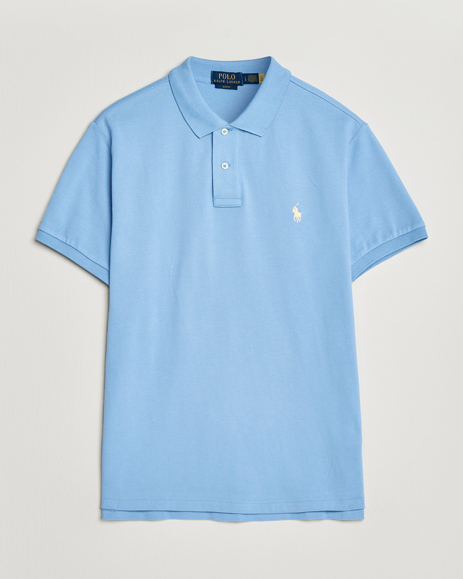 Herre | Pikéer | Polo Ralph Lauren | Slim Fit Polo Bristol Blue