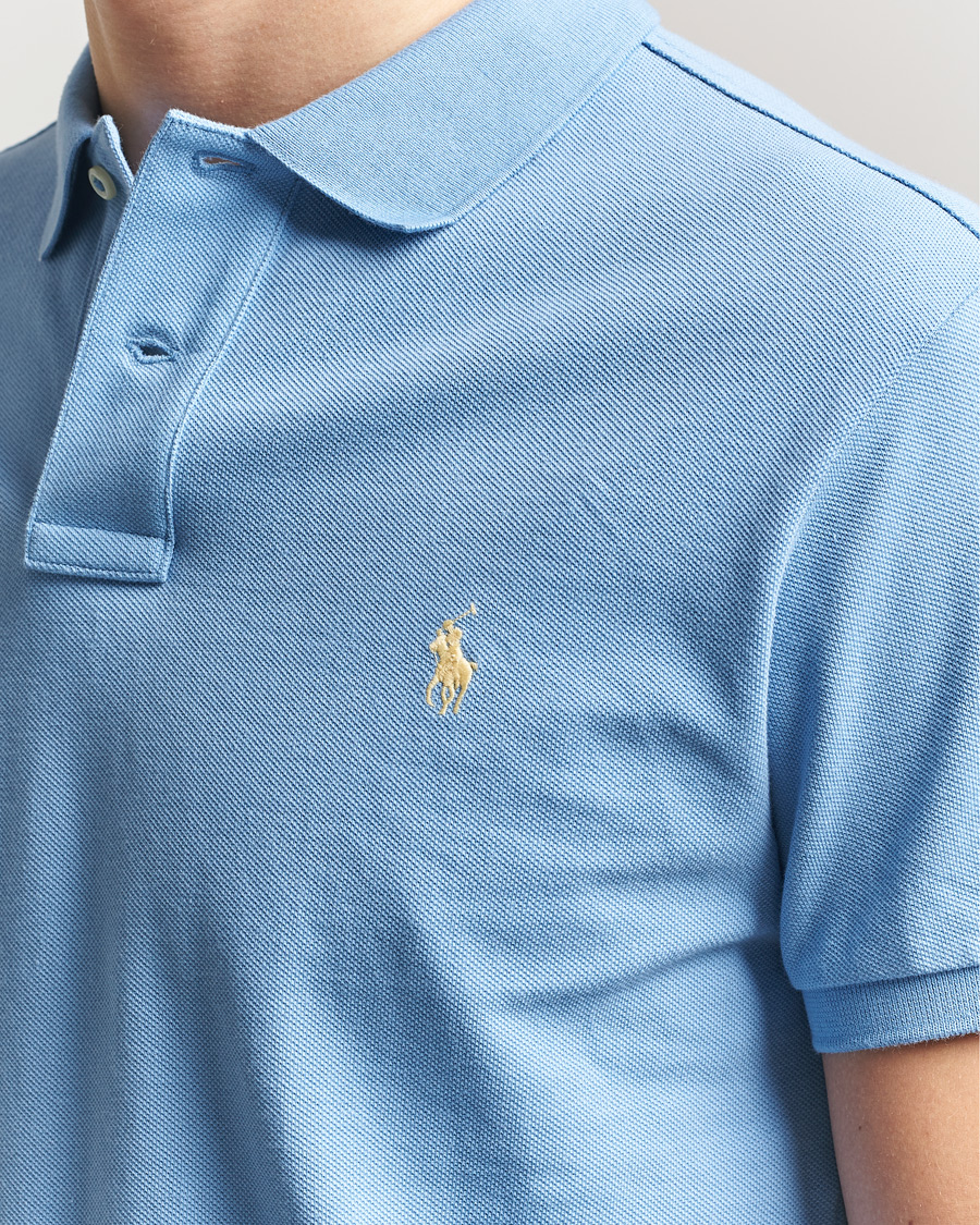 Herre | Pikéer | Polo Ralph Lauren | Slim Fit Polo Bristol Blue