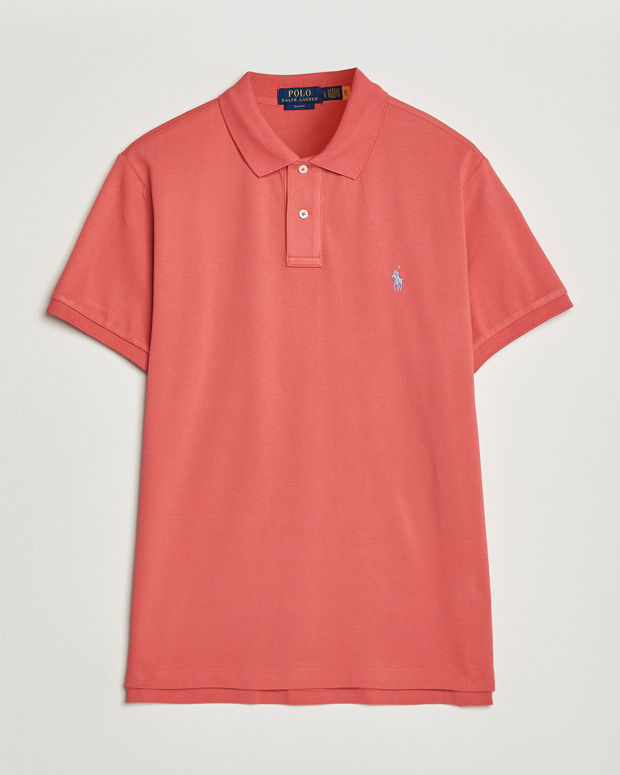 Herre | Pikéer | Polo Ralph Lauren | Slim Fit Polo Red Sky