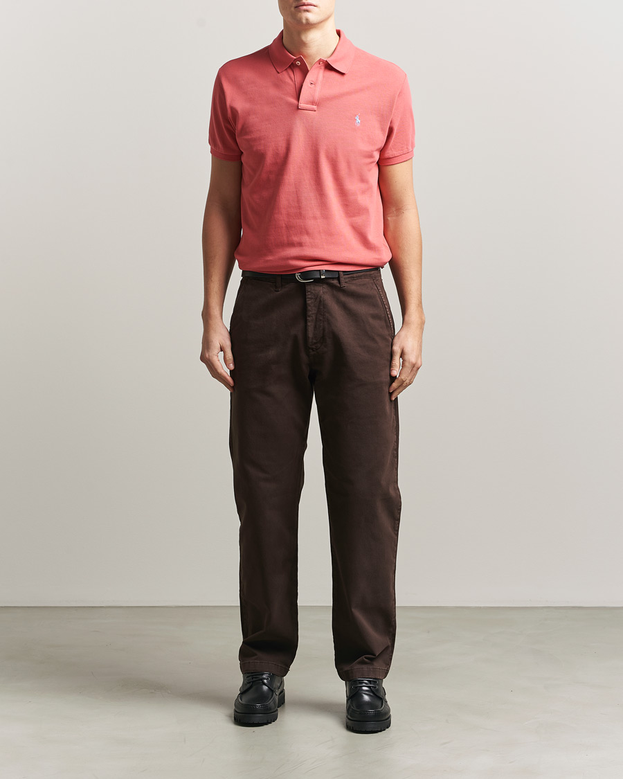 Herre | Pikéer | Polo Ralph Lauren | Slim Fit Polo Red Sky
