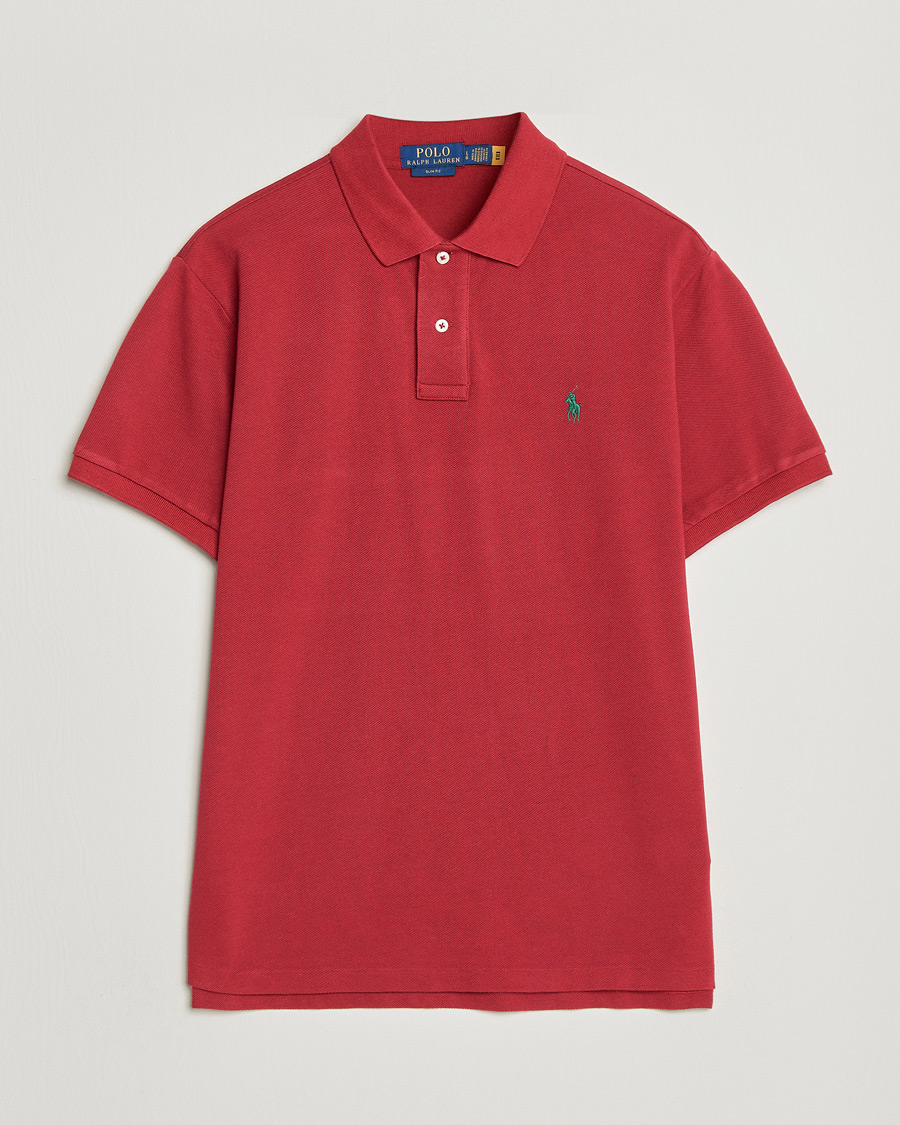 Herre | Pikéer | Polo Ralph Lauren | Slim Fit Polo Heritage Red