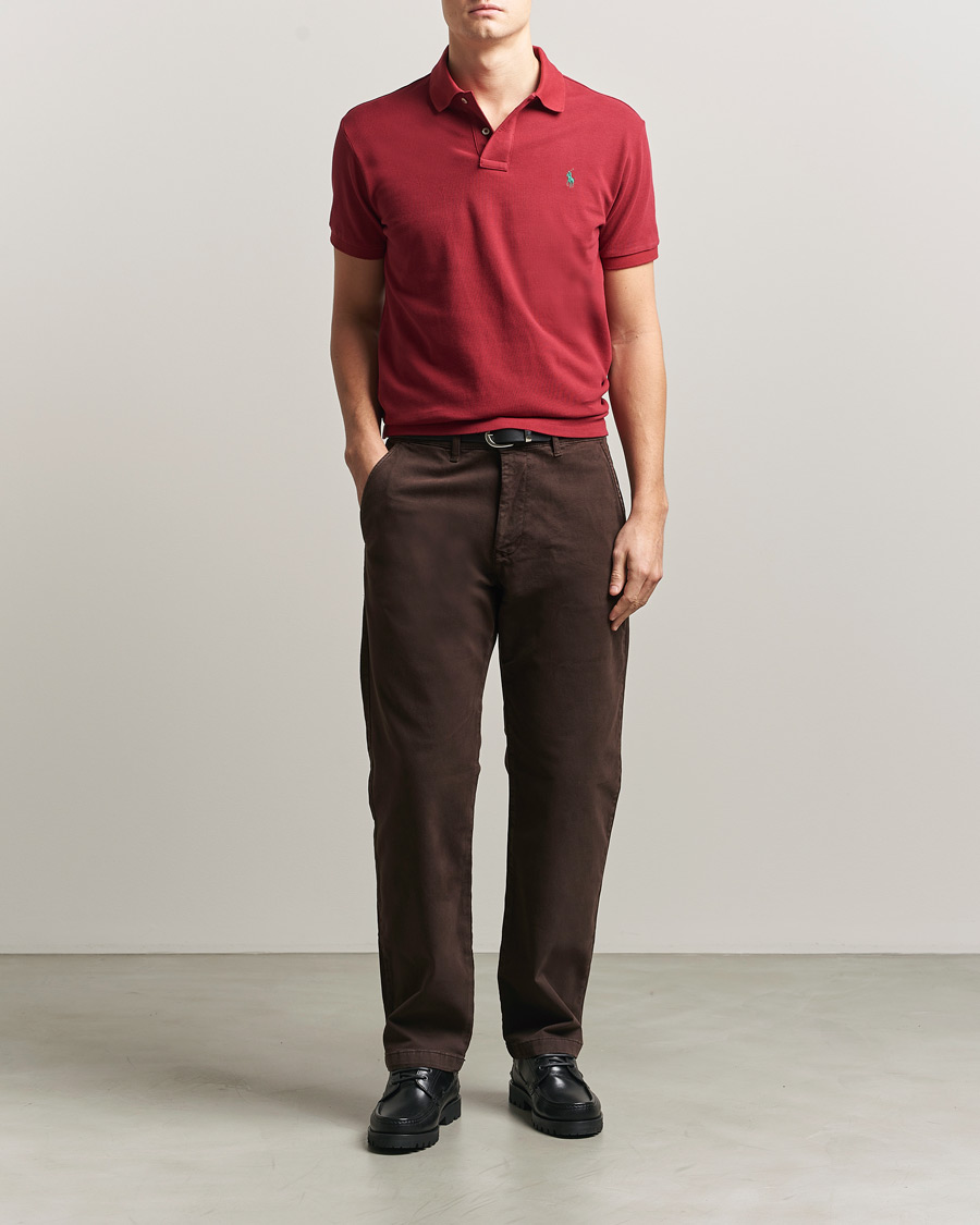 Herre | Pikéer | Polo Ralph Lauren | Slim Fit Polo Heritage Red