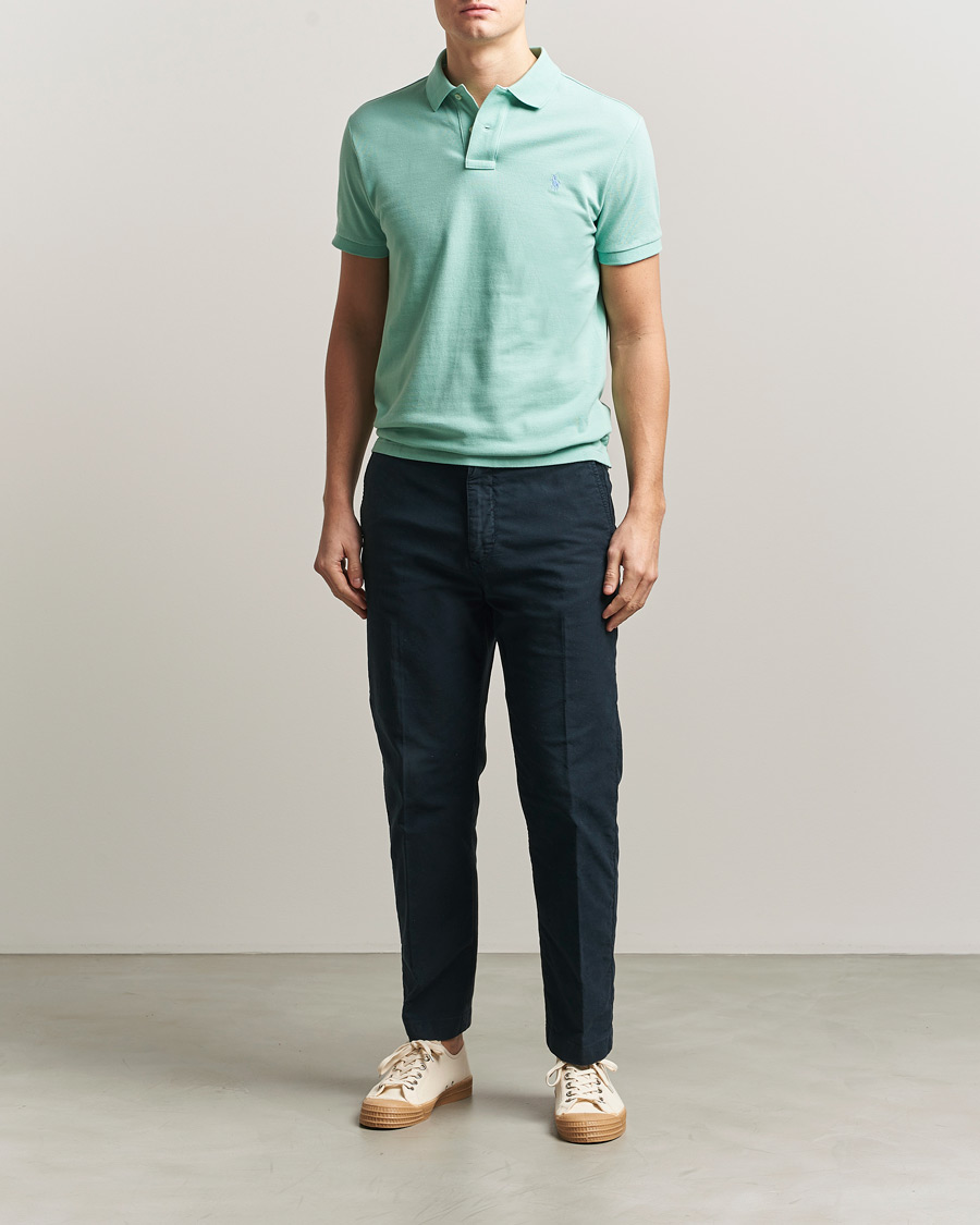 Herre | Pikéer | Polo Ralph Lauren | Slim Fit Polo Celadon