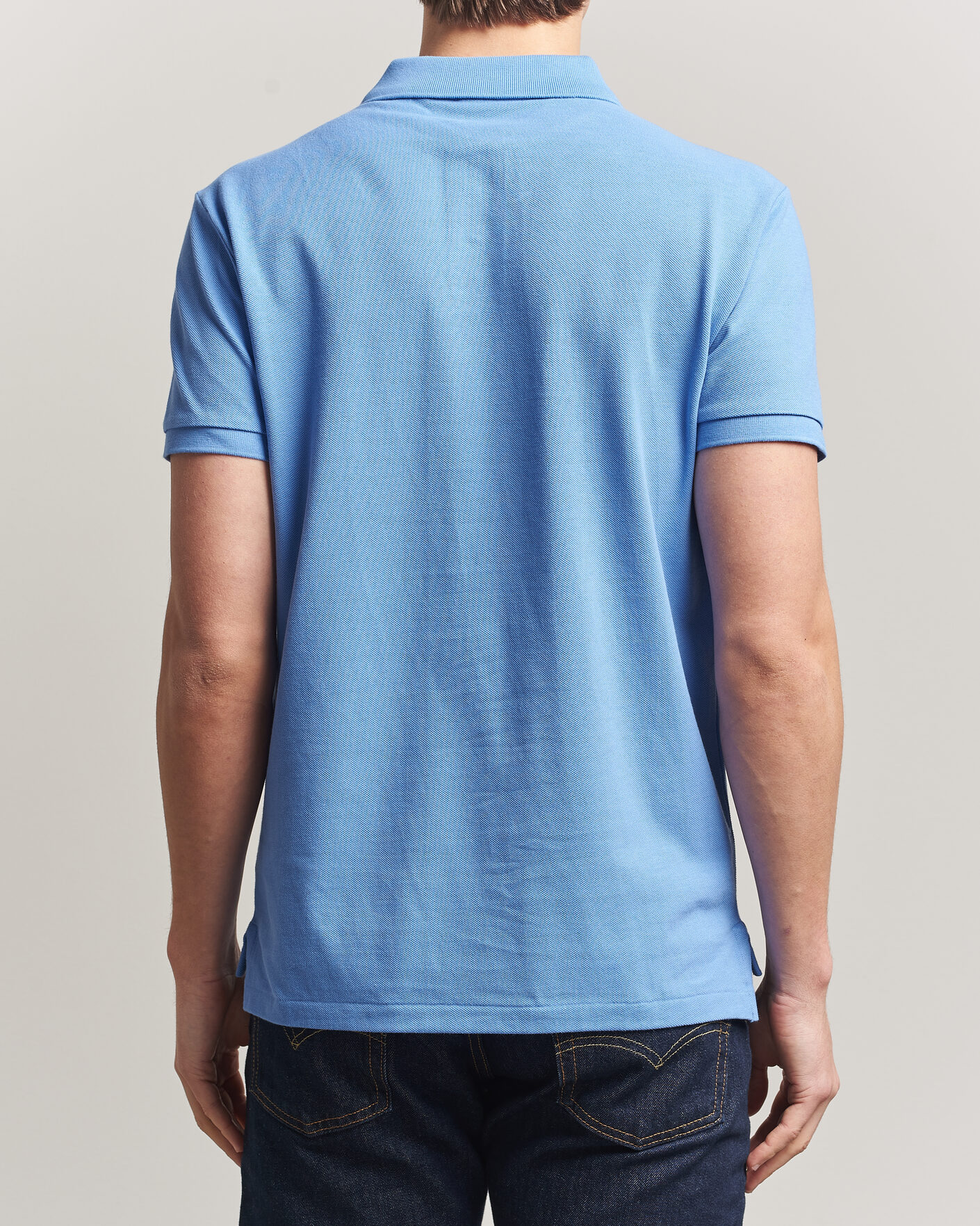 Herre | Pikéer | Polo Ralph Lauren | Slim Fit Polo Harbour Island Blue