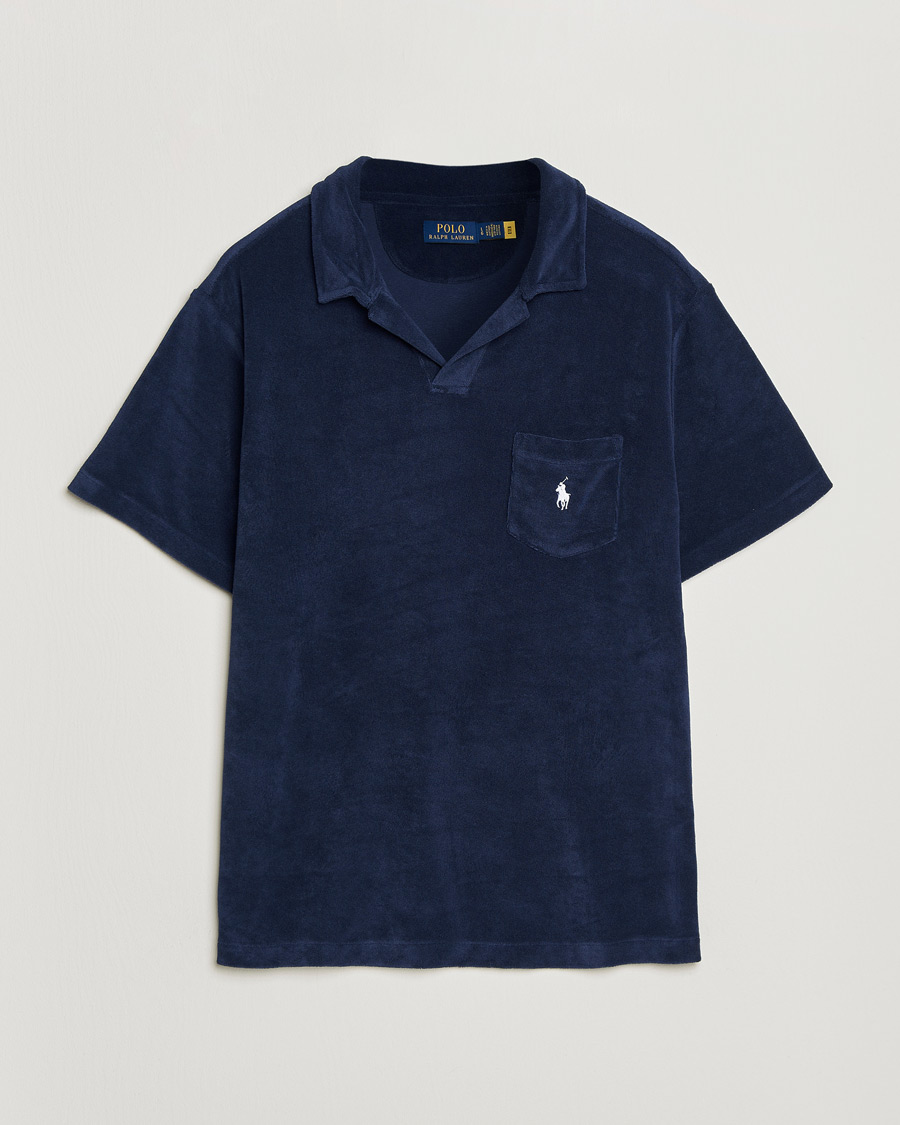 Herre | Pikéer | Polo Ralph Lauren | Cotton Terry Polo Newport Navy