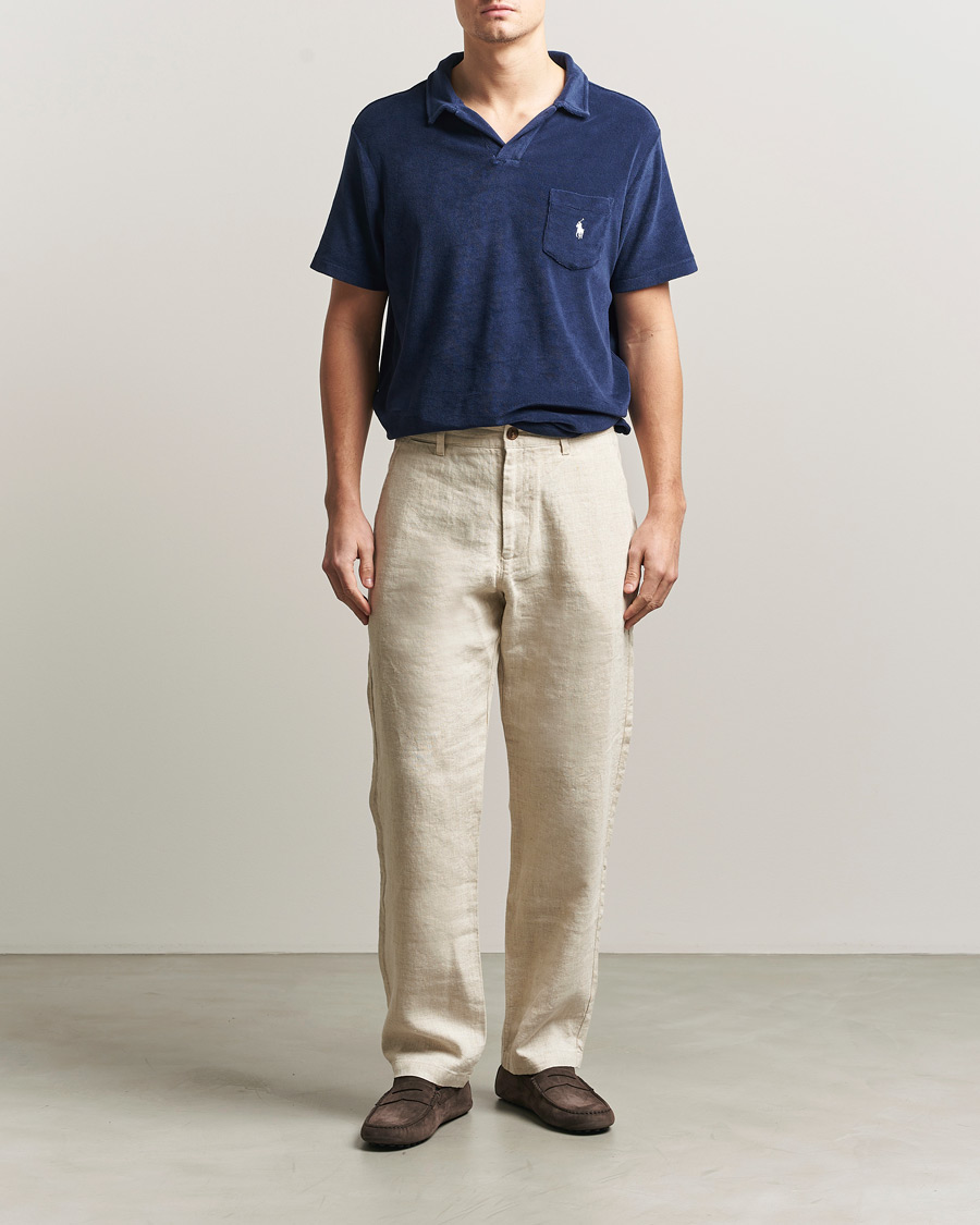 Herre | Pikéer | Polo Ralph Lauren | Cotton Terry Polo Newport Navy