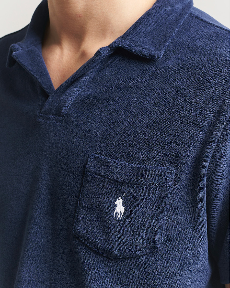 Herre | Pikéer | Polo Ralph Lauren | Cotton Terry Polo Newport Navy