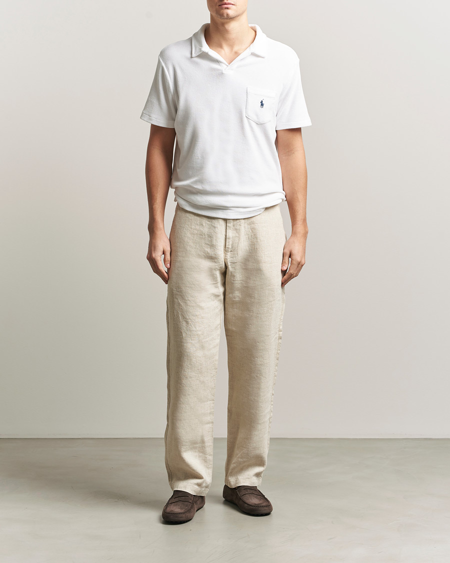 Herre | Pikéer | Polo Ralph Lauren | Cotton Terry Polo White