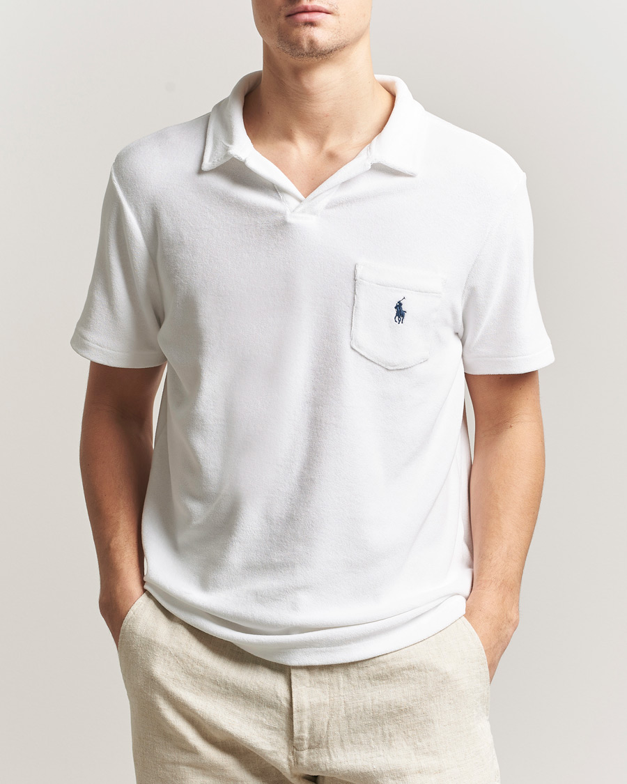 Herre | Pikéer | Polo Ralph Lauren | Cotton Terry Polo White