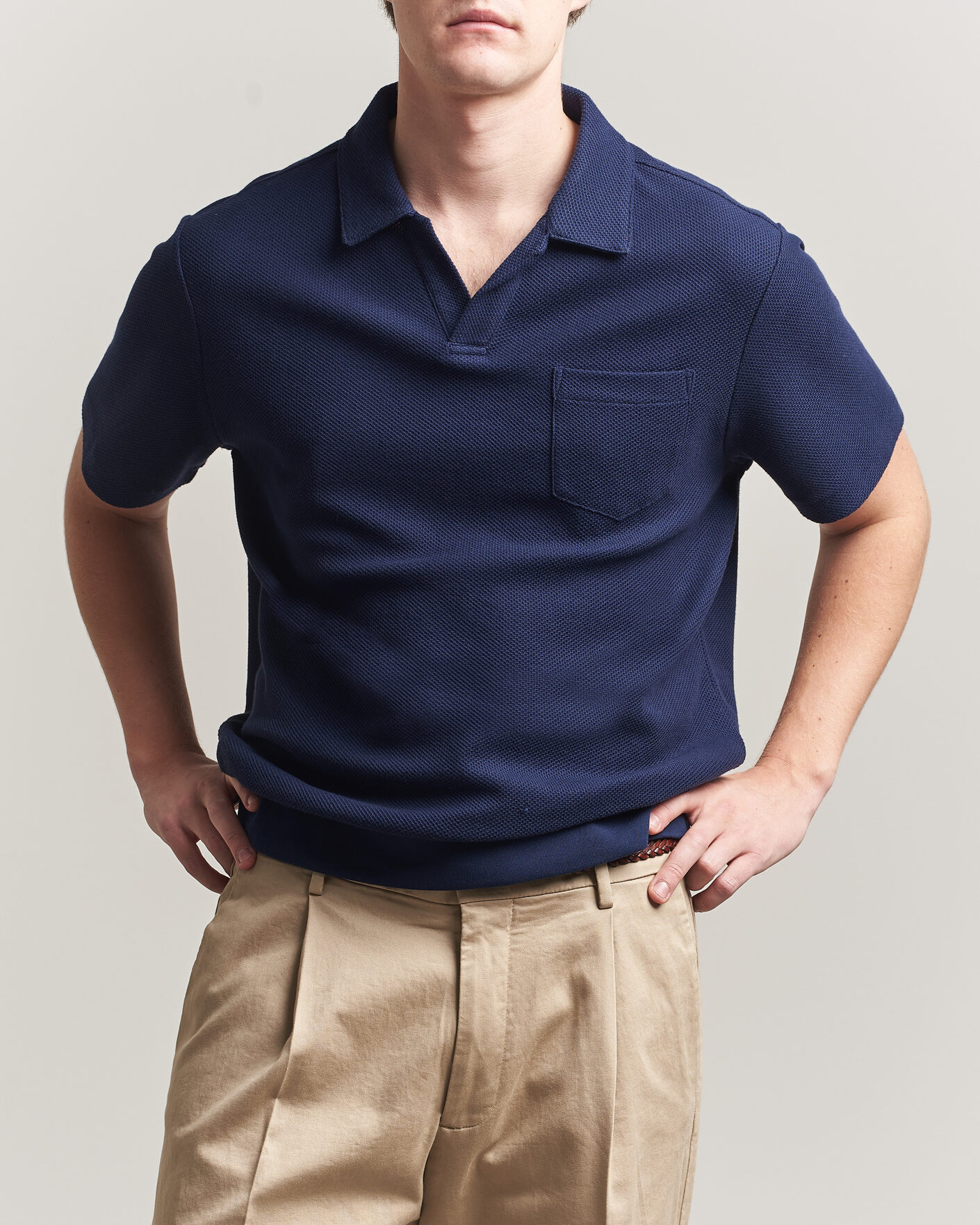 Herre | Pikéer | Polo Ralph Lauren | Knitted Polo Cruise Navy
