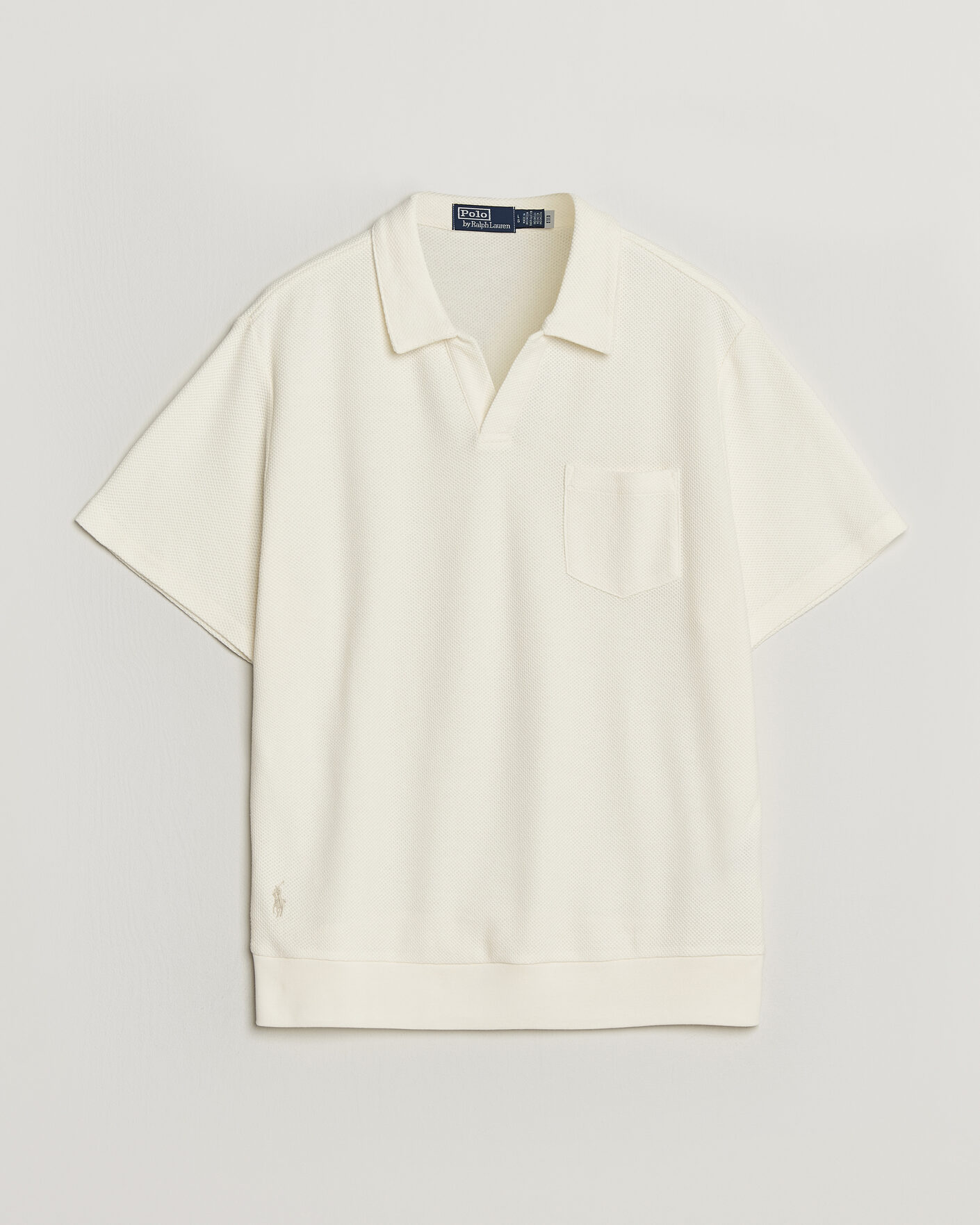 Herre | Pikéer | Polo Ralph Lauren | Knitted Polo Pale Cream