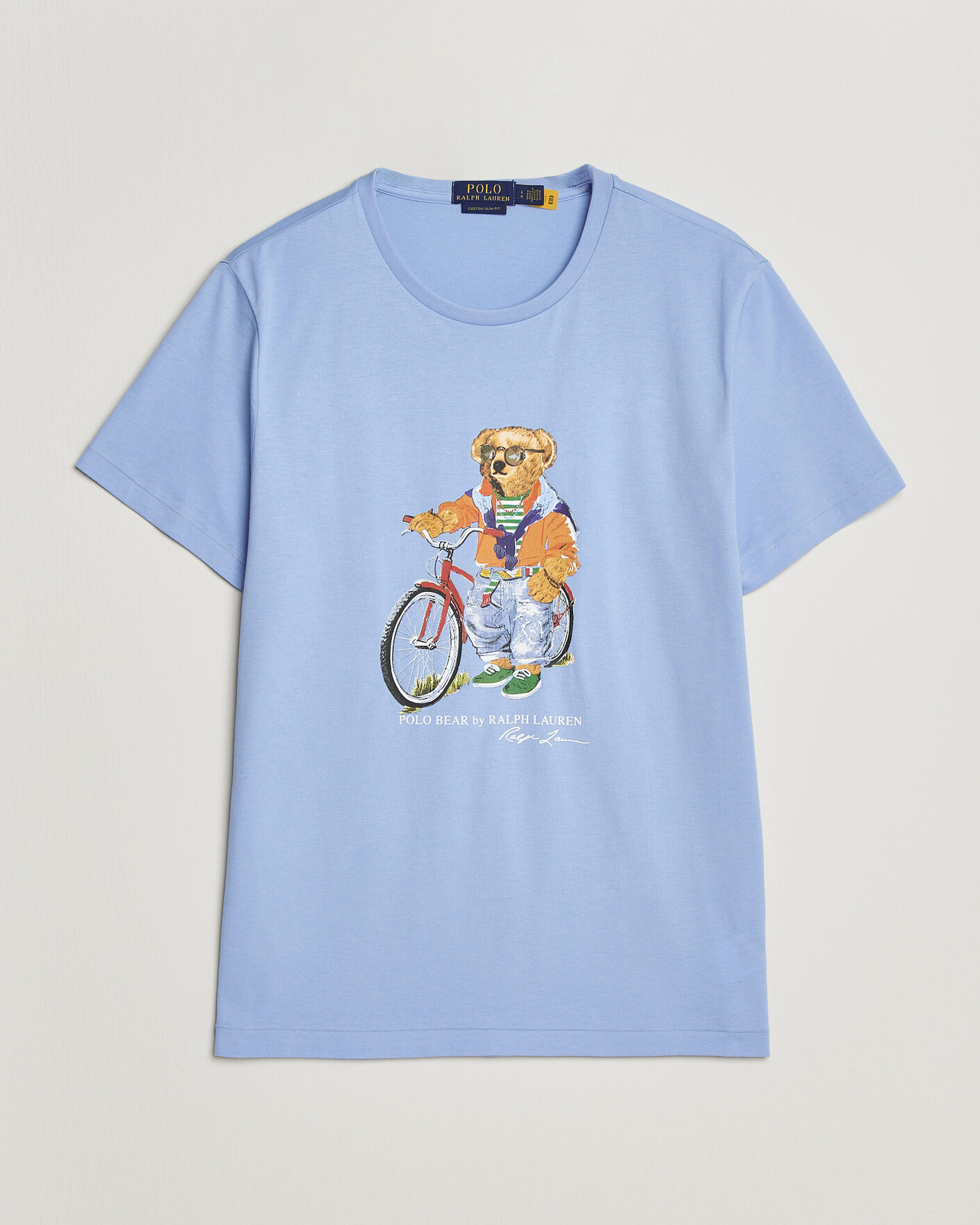 Herre | T-Shirts | Polo Ralph Lauren | Jersey Bear T-Shirt Austin Blue