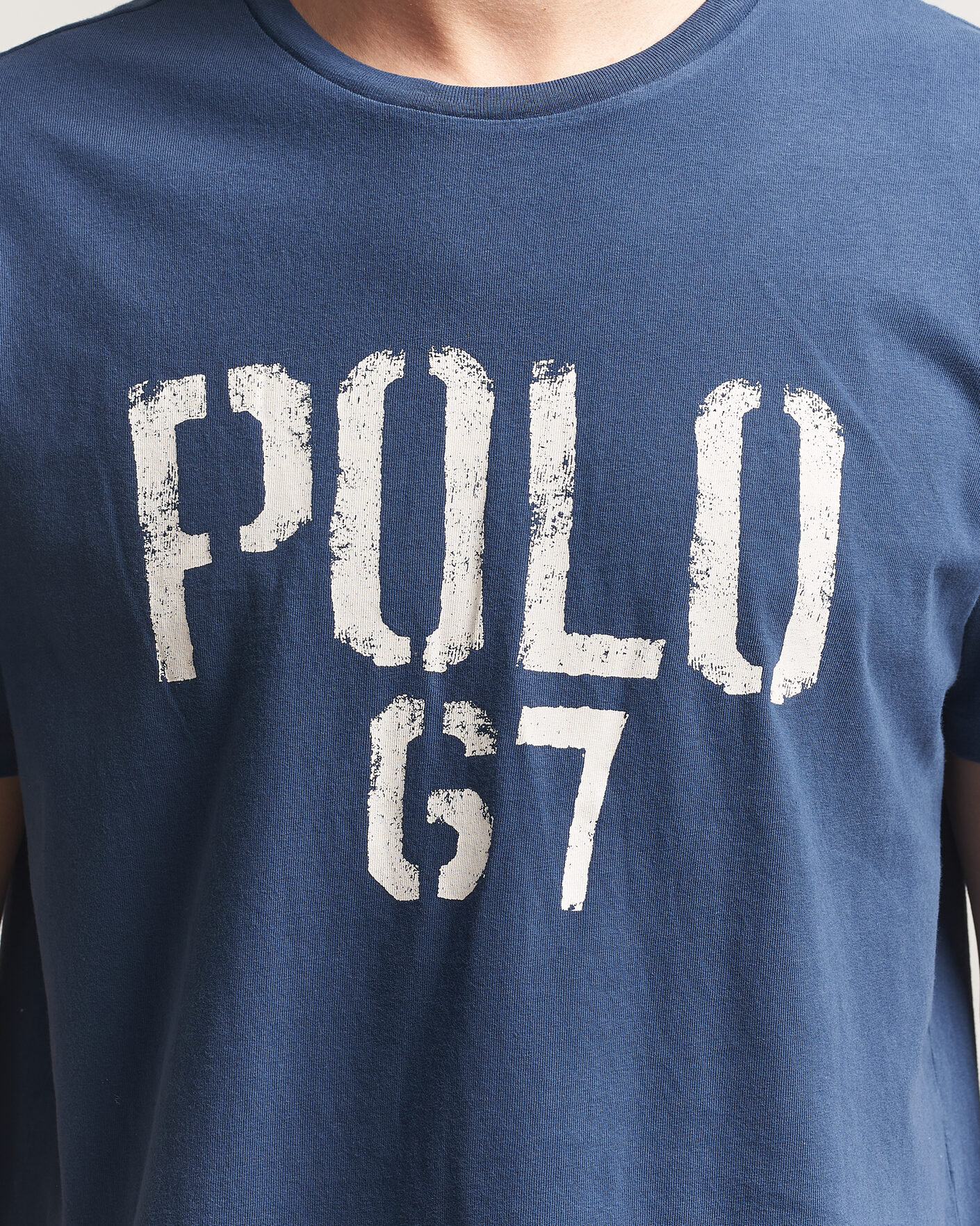 Herre | T-Shirts | Polo Ralph Lauren | Jersey Logo T-Shirt Dark Cobalt