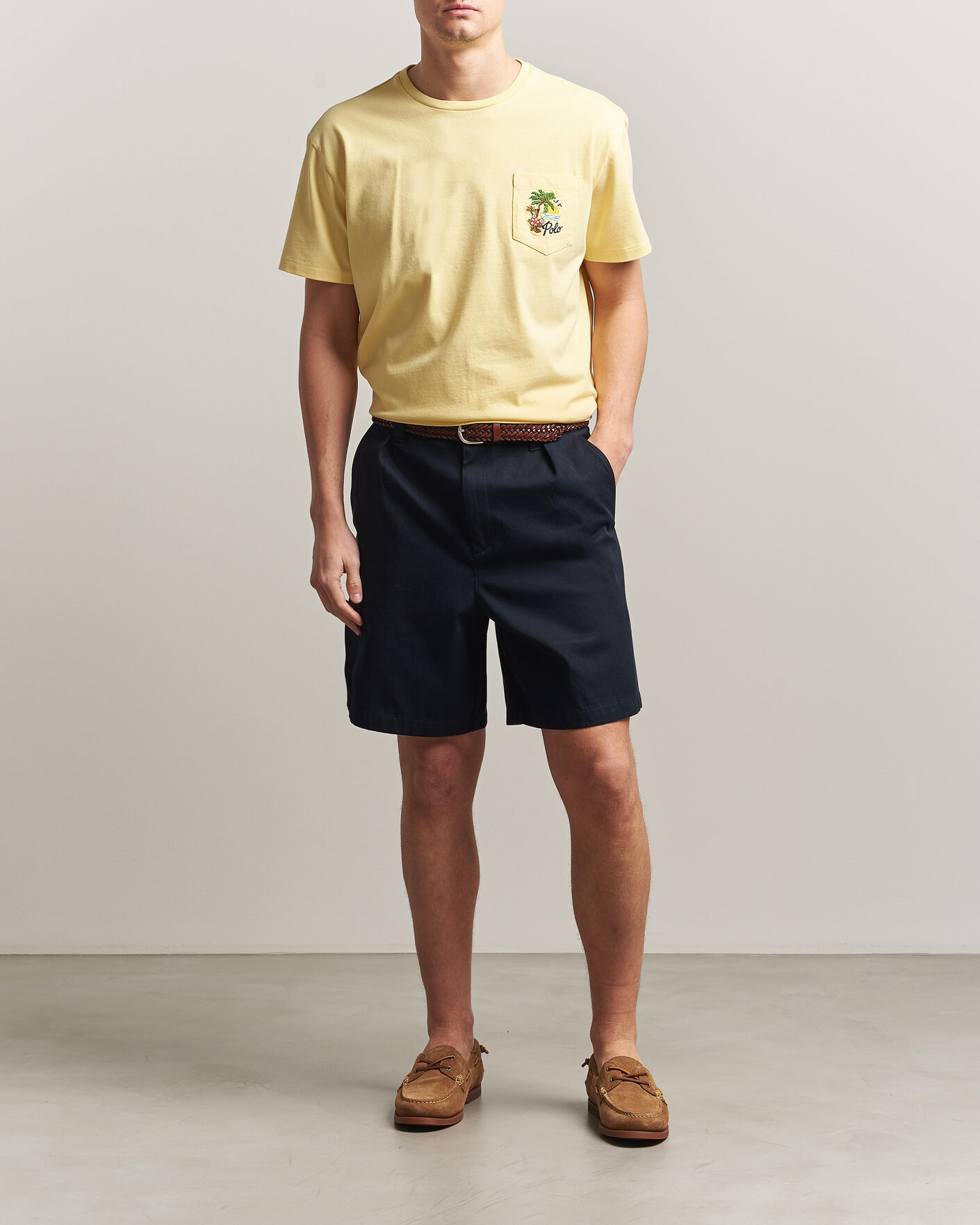 Herre | T-Shirts | Polo Ralph Lauren | Jersey Printed T-Shirt Resort Gold
