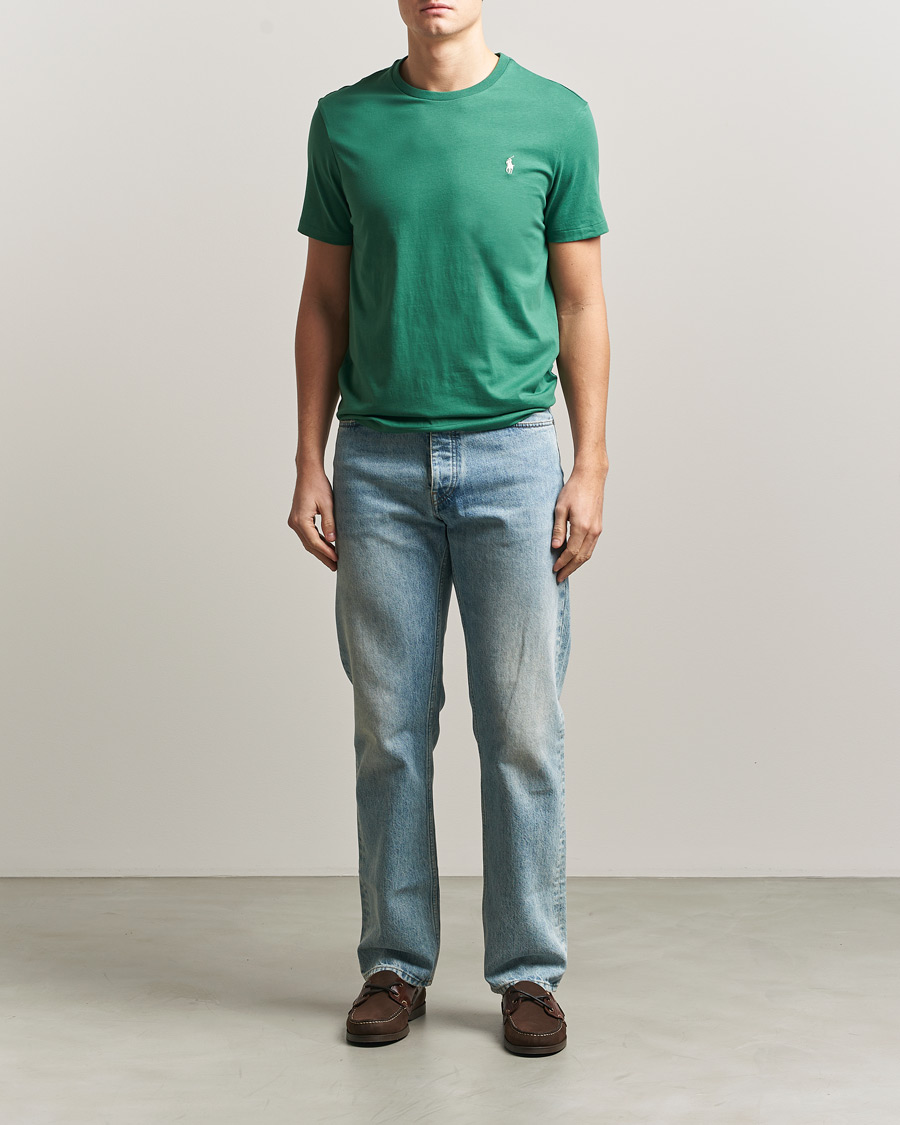 Herre | T-Shirts | Polo Ralph Lauren | Crew Neck T-Shirt Antique Cream