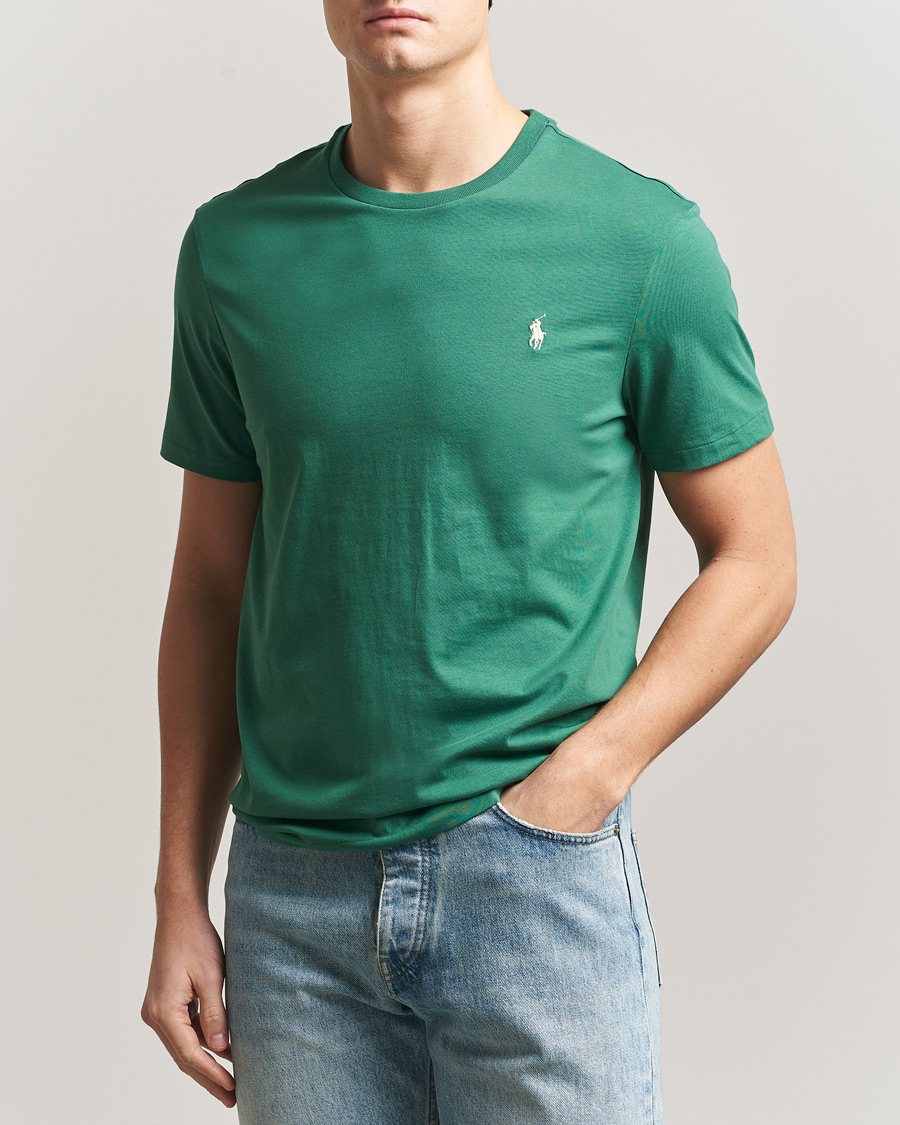 Herre | T-Shirts | Polo Ralph Lauren | Crew Neck T-Shirt Antique Cream