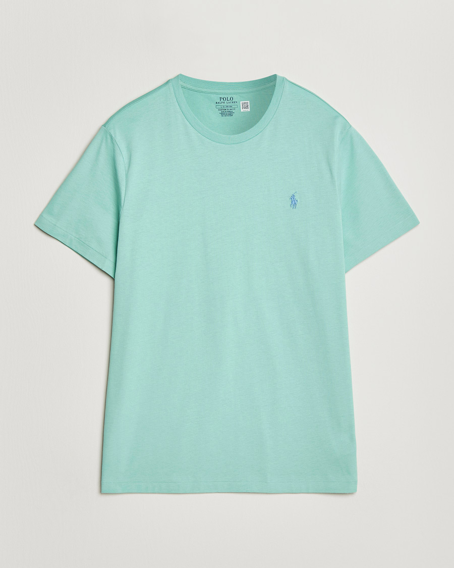 Herre | T-Shirts | Polo Ralph Lauren | Crew Neck T-Shirt Celadon