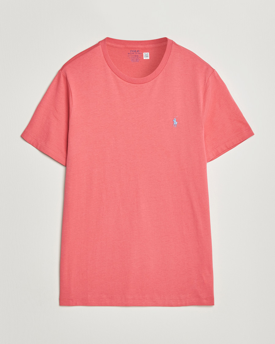Herre | T-Shirts | Polo Ralph Lauren | Crew Neck T-Shirt Red Sky
