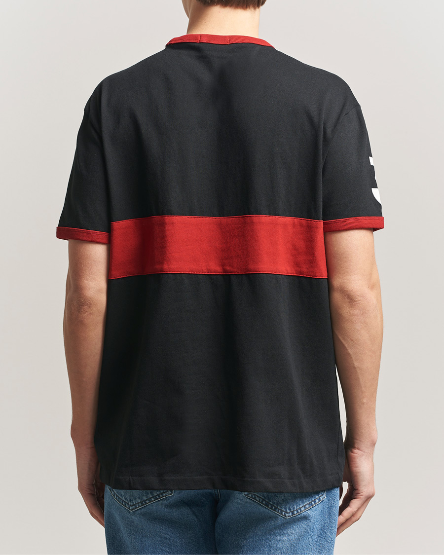 Herre | T-Shirts | Polo Ralph Lauren | Jersey Logo T-Shirt Polo Black/Sweet Tomato