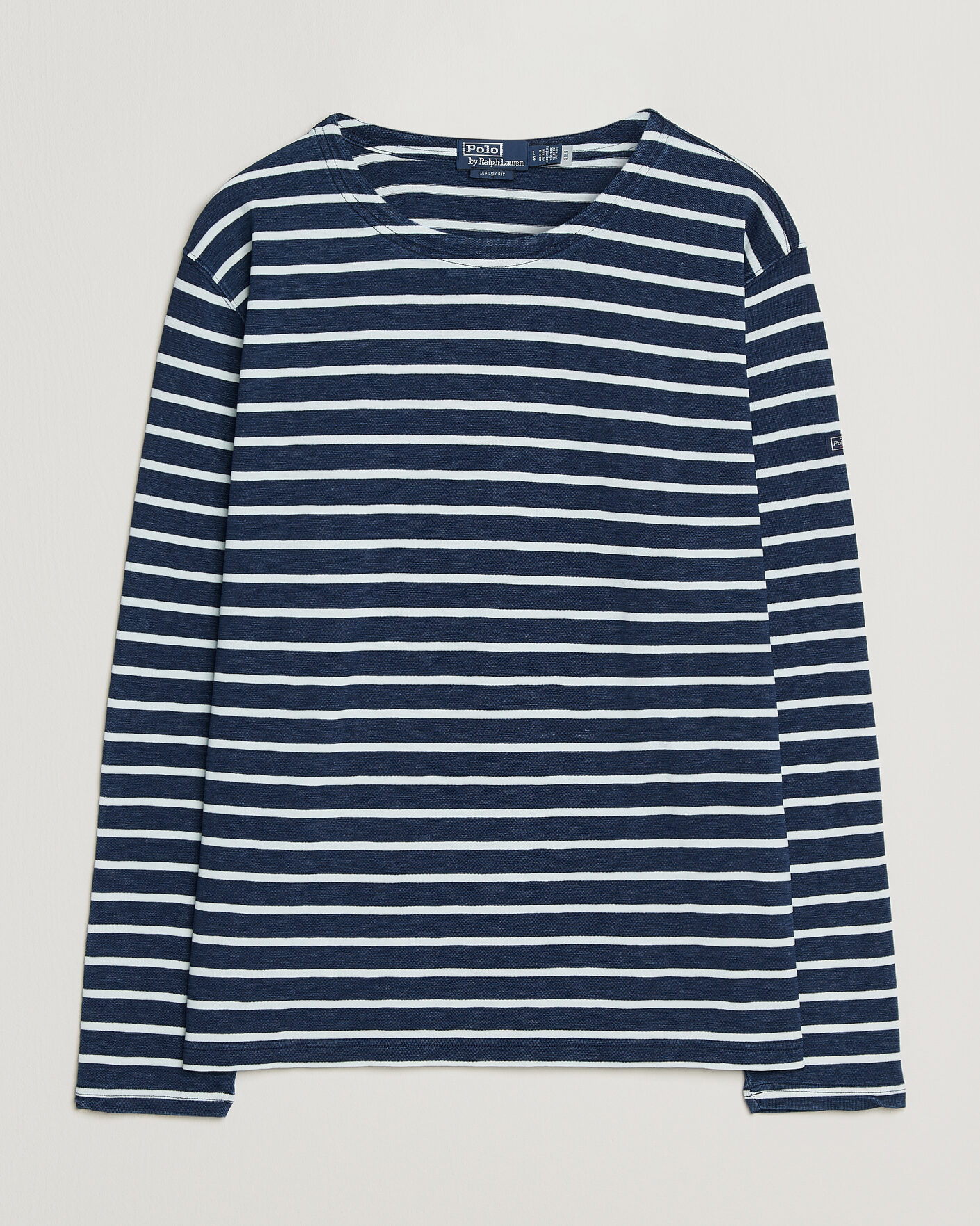 Herre | T-Shirts | Polo Ralph Lauren | Long Sleeve Jersey T-Shirt Dark Indigo