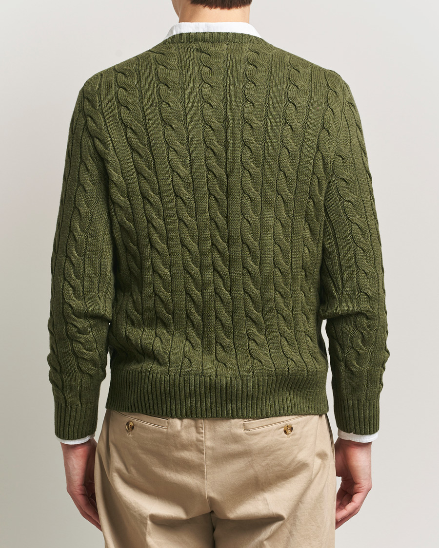 Herre | Gensere | Polo Ralph Lauren | Cotton Cable Pullover Garden Trail Heather